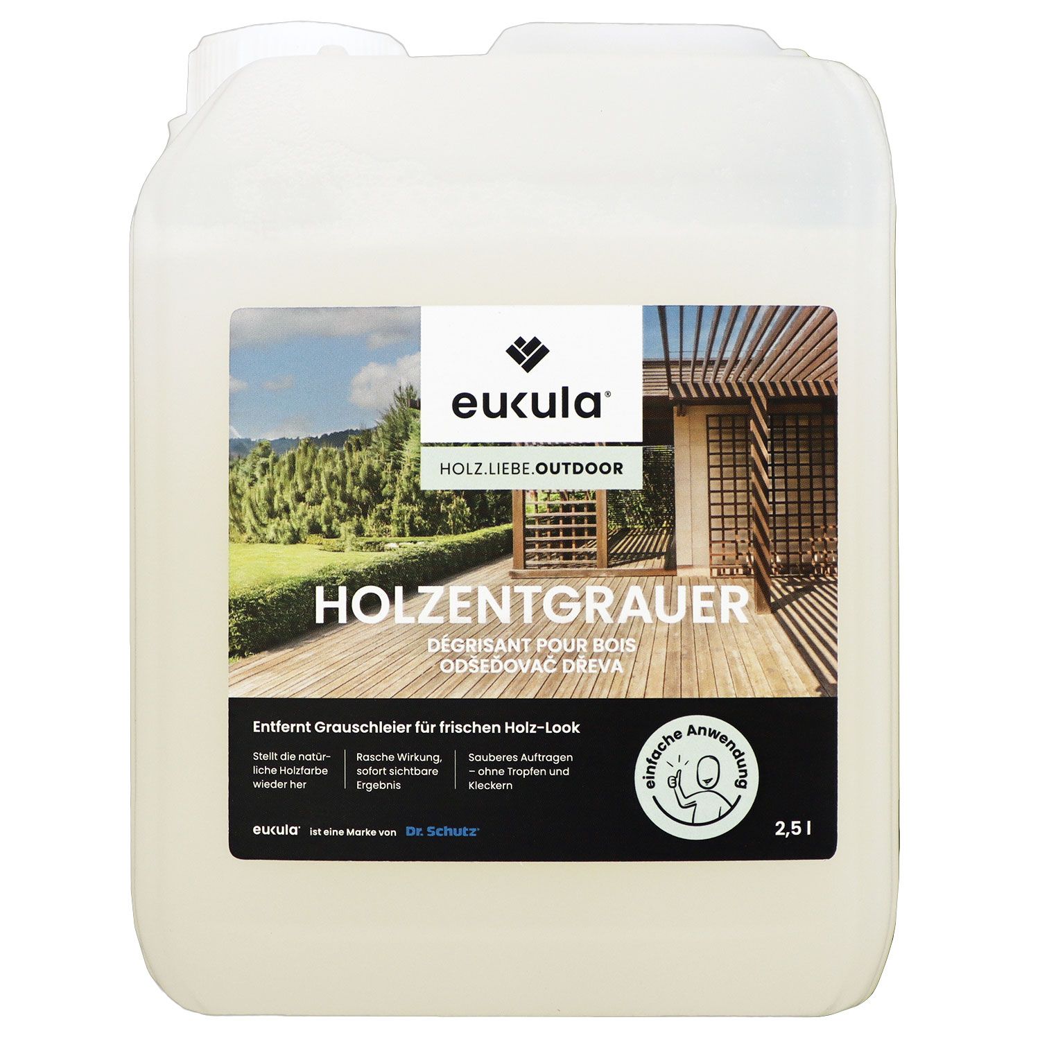 Dr. Schutz Eukula 2,5 Liter Holzentgrauer farblos