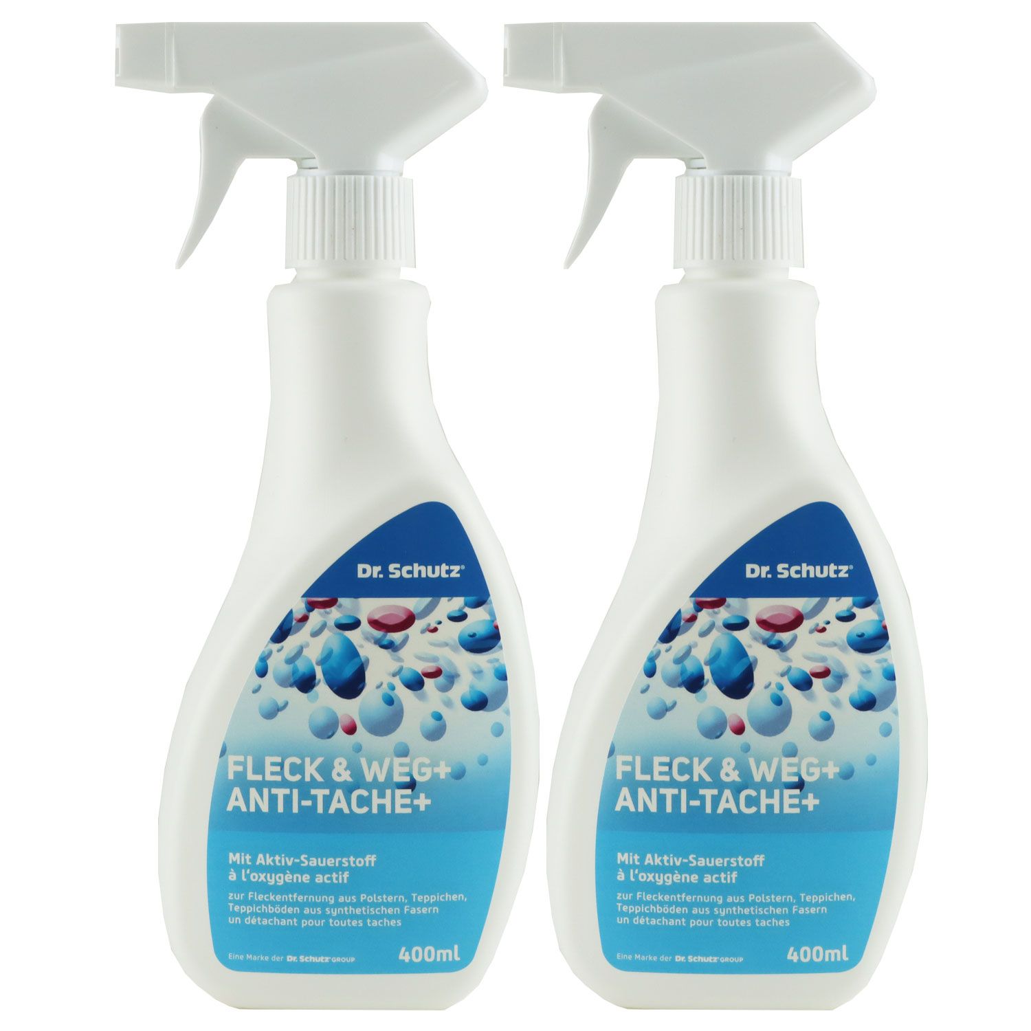 Dr. Schutz Fleck & Weg + Fleckentferner 2 x 400 ml gegen alle Flecken Set