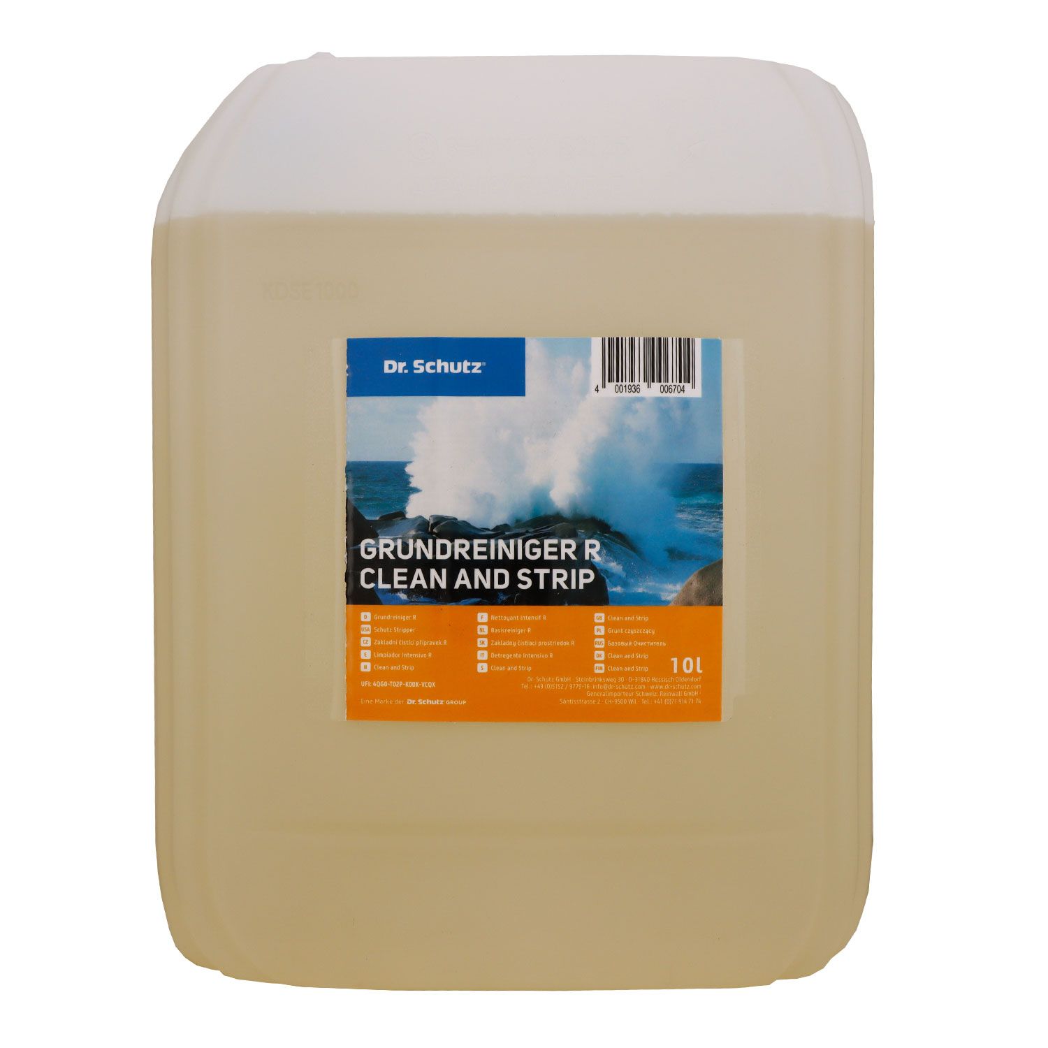 Dr. Schutz Grundreiniger R 10 Liter f�r alle Elastischen B�den Kanister