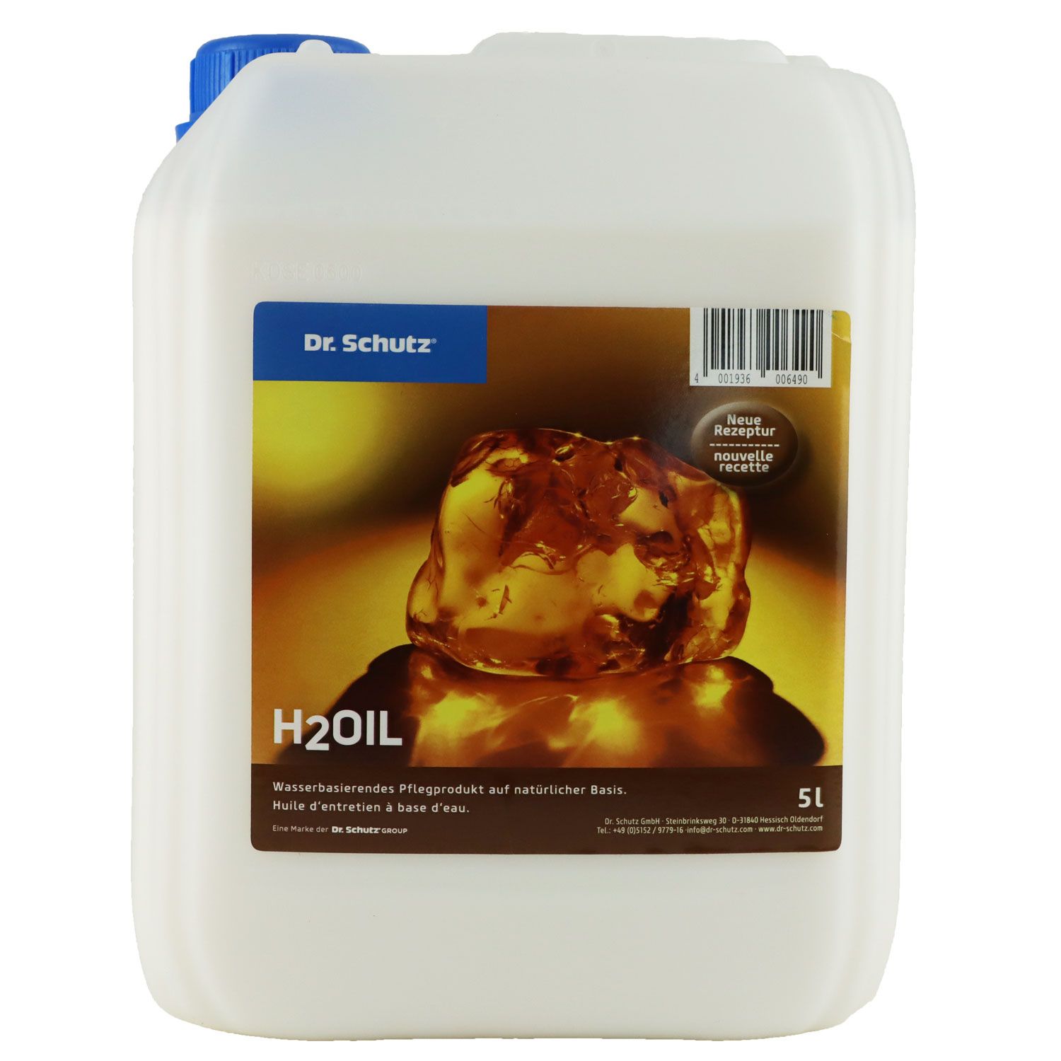 Dr. Schutz H2Oil 5 Liter Kanister Boden Wasserbasiertes Pflege�l natur
