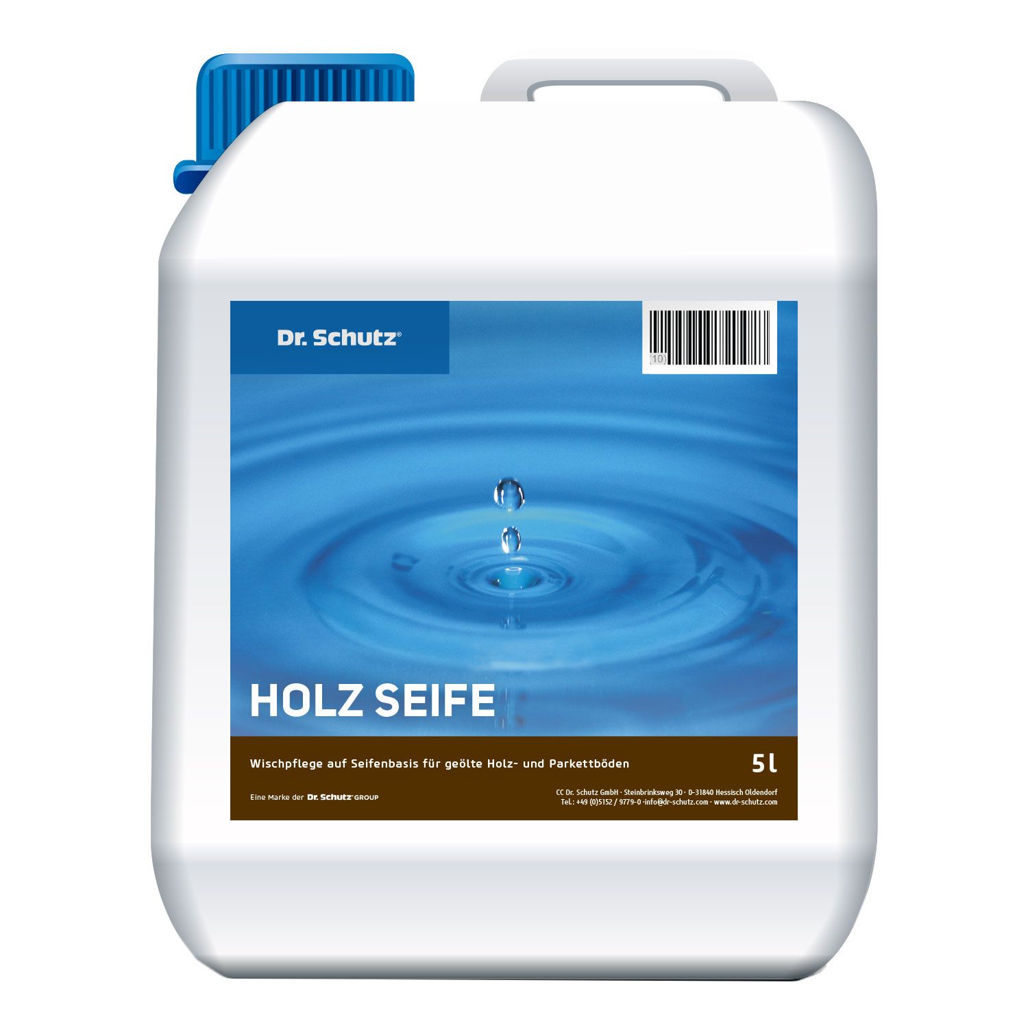 Dr. Schutz Holzseife 5 Liter Wischpflegemittel f�r ge�lt und gewachste Holzb�den Kanister