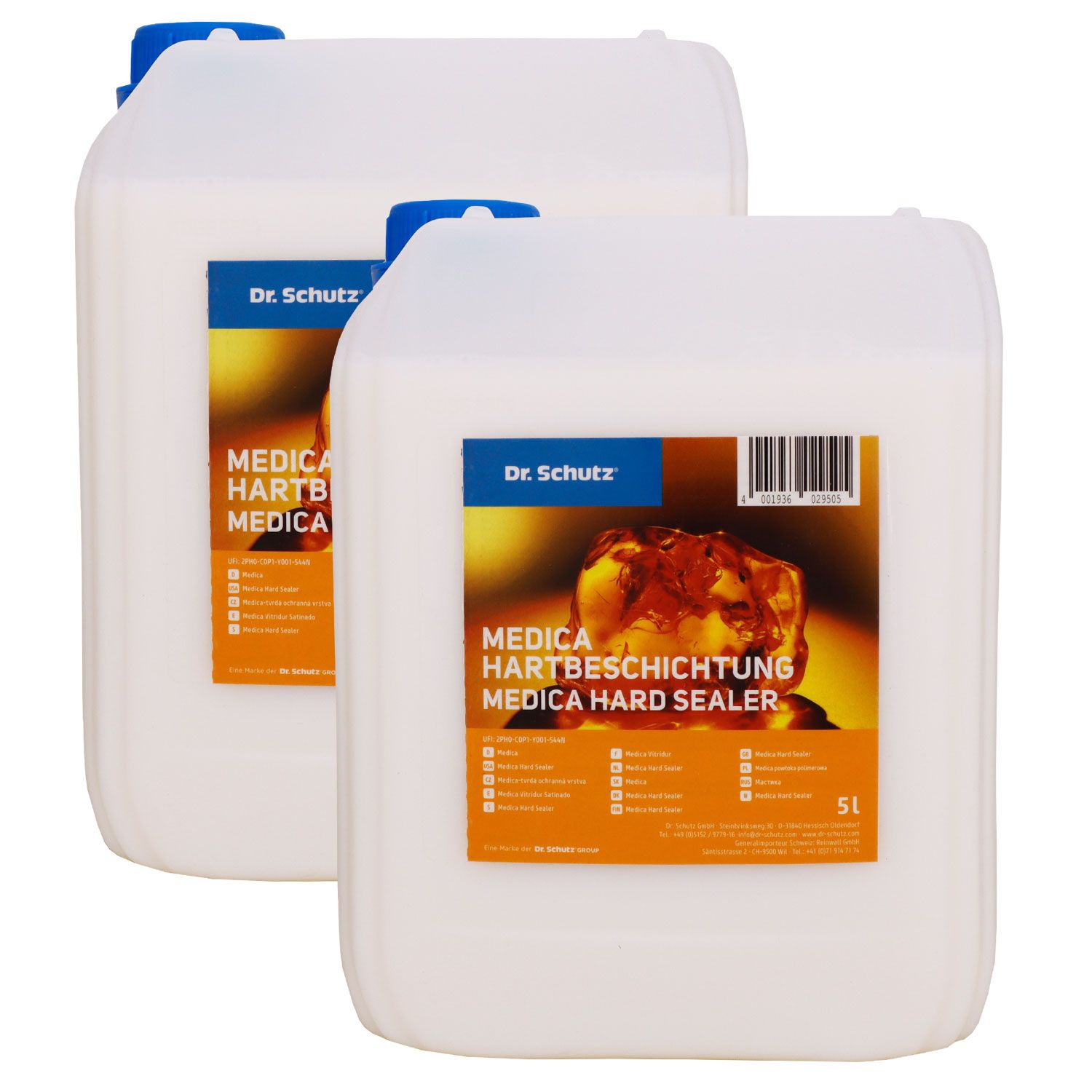 Dr. Schutz Medica Hartversiegelung 2 x 5 Liter Kanister seidengl�nzend Set