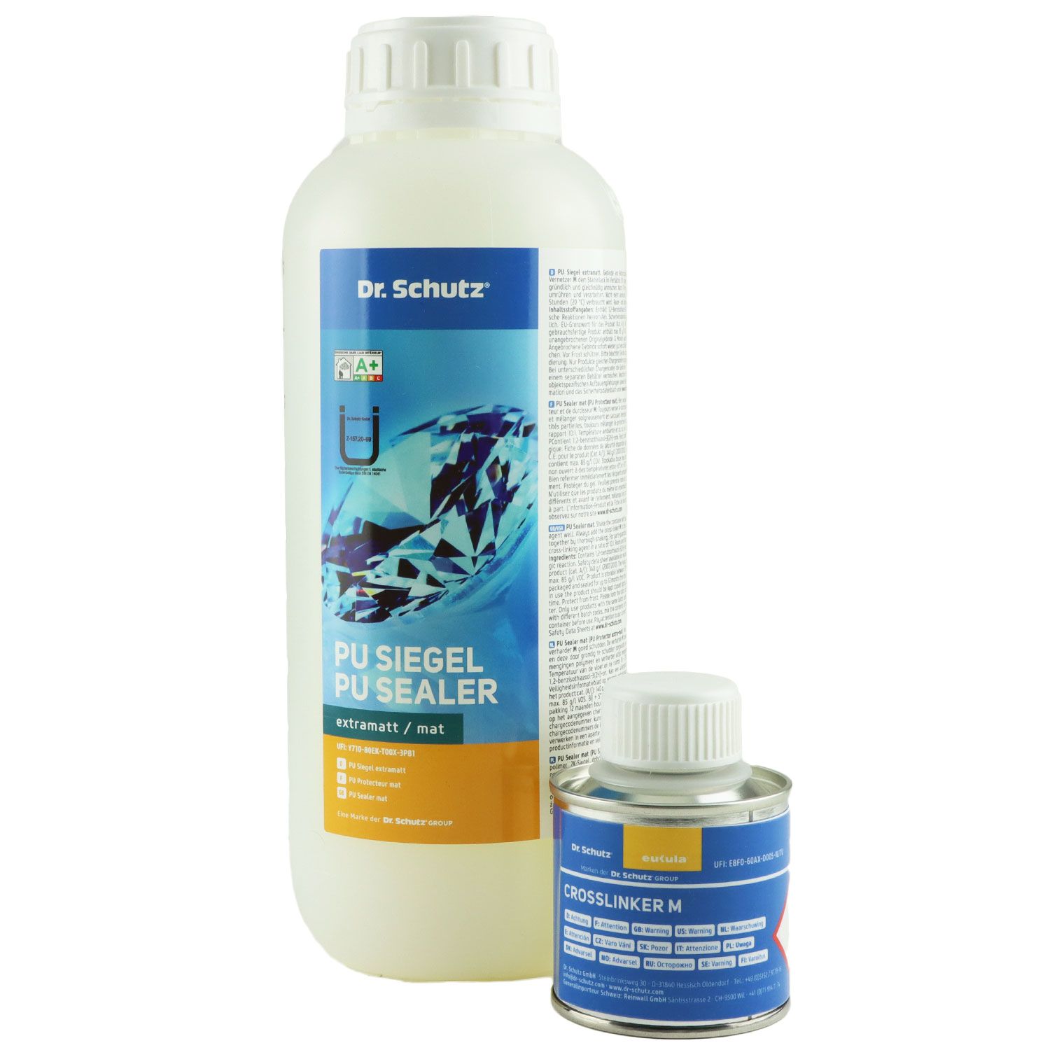 Dr. Schutz PU Siegel extramatt 0,9 Liter inkl. 90 ml Vernetzer