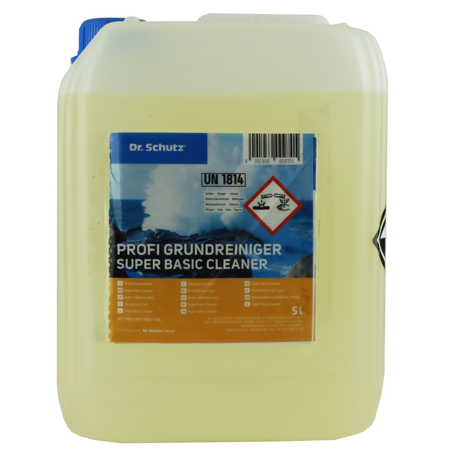 Dr. Schutz Profi Grundreiniger 5 Liter Reinigungsmittel f�r PVC-B�den Kanister