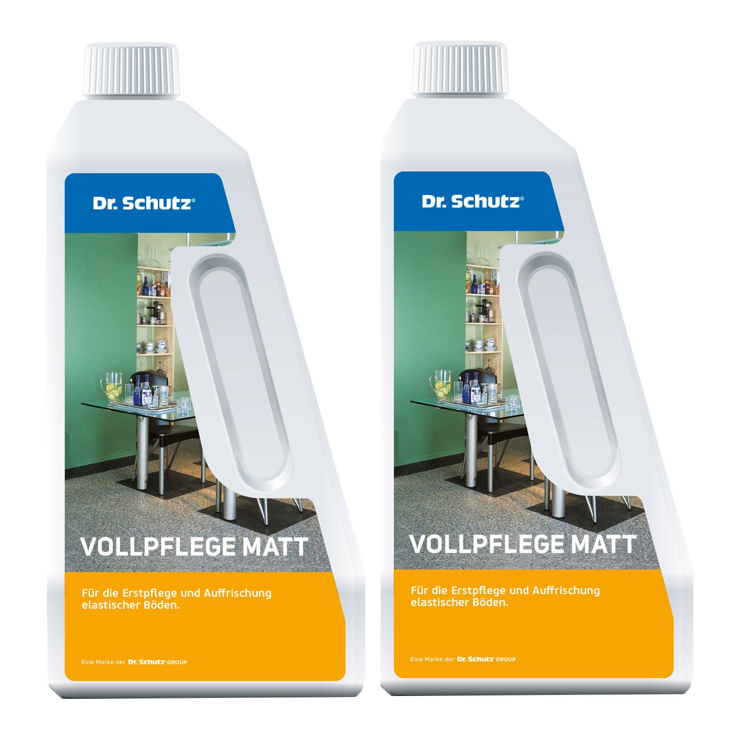 Dr. Schutz Vollpflege matt 2 x 750 ml zur Einpflege elastischer B�den Set
