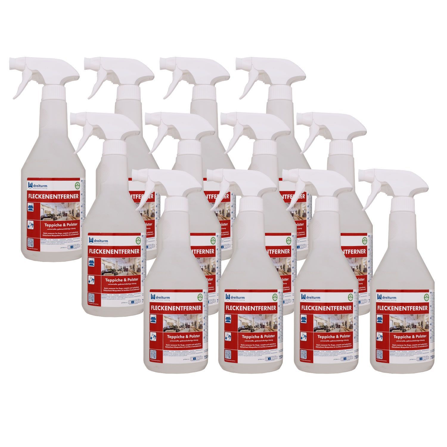 Dreiturm Fleckenentferner Teppiche & Polster 12 x 750 ml Spr�hflasche