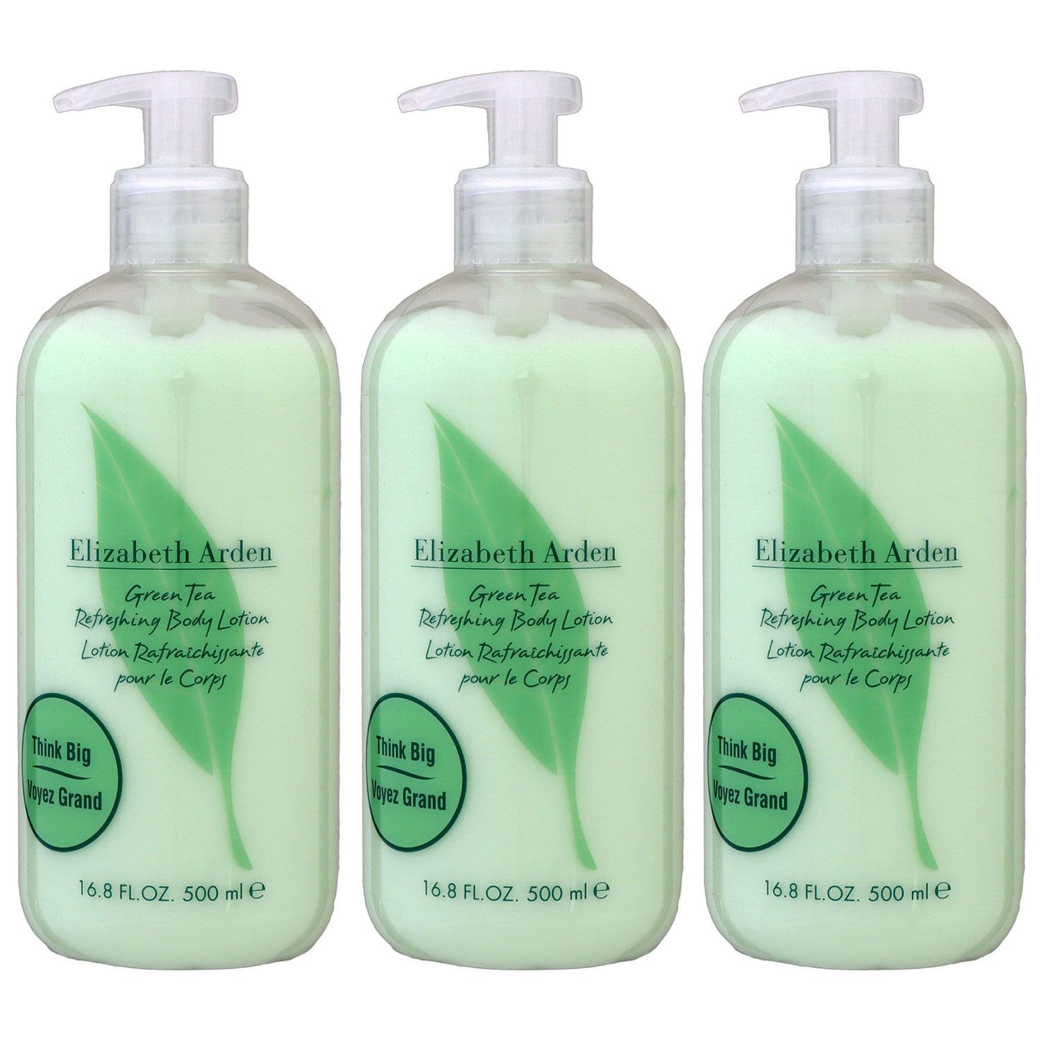 Elizabeth Arden Green Tea 3 x 500 ml Bodylotion K�rperlotion Body Lotion Set