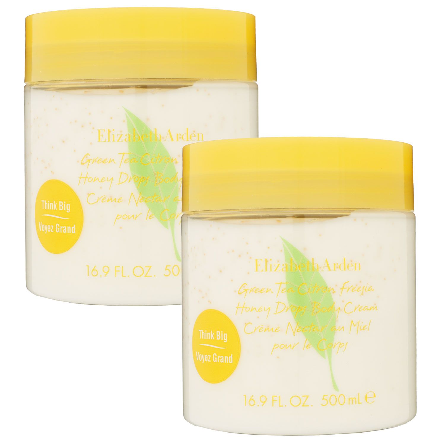 Elizabeth Arden Green Tea Citron Freesia Honey Drops 2 x 500 ml Body Cream K�rpercreme Set