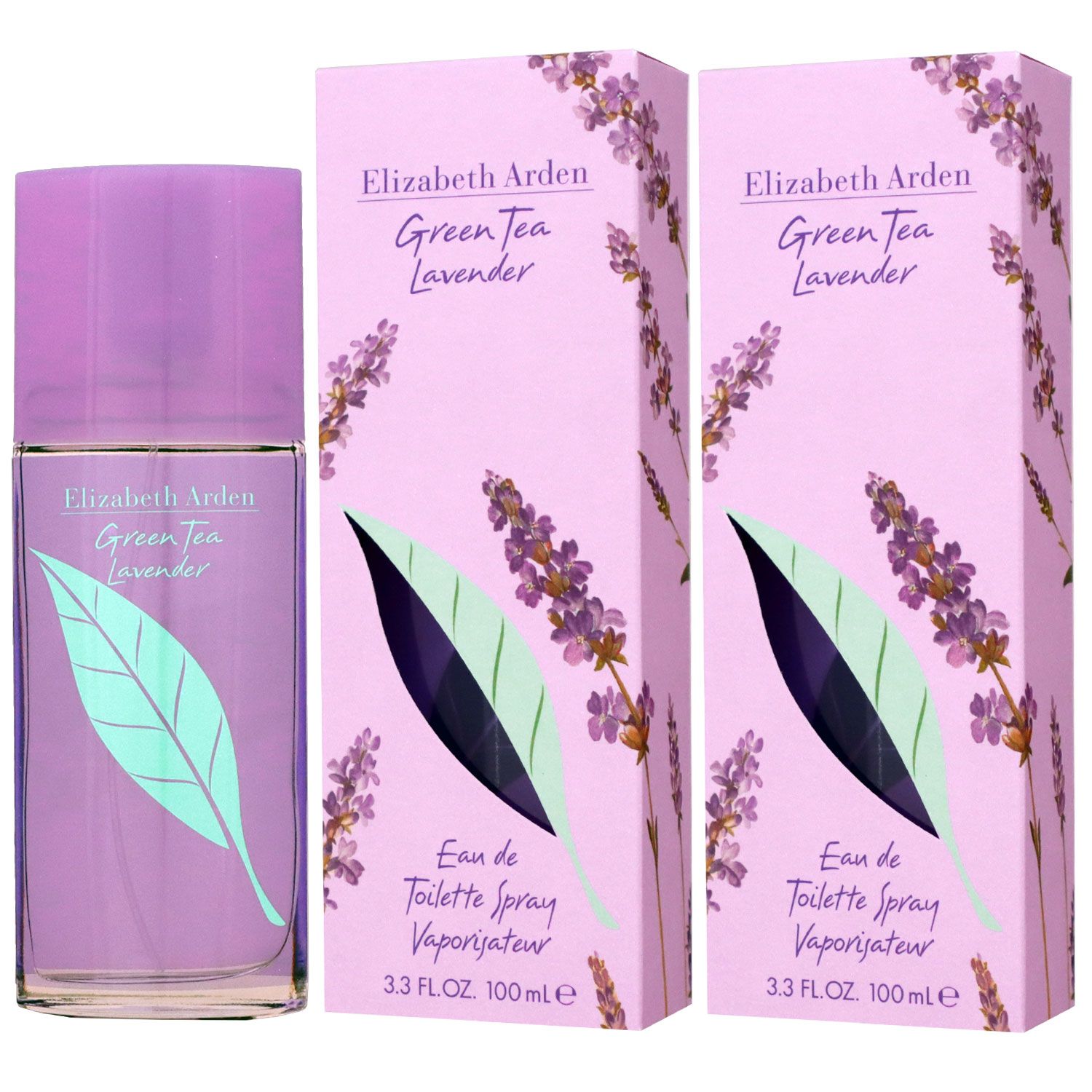 Elizabeth Arden Green Tea Lavender 2 x 100 ml Eau de Toilette EDT Set
