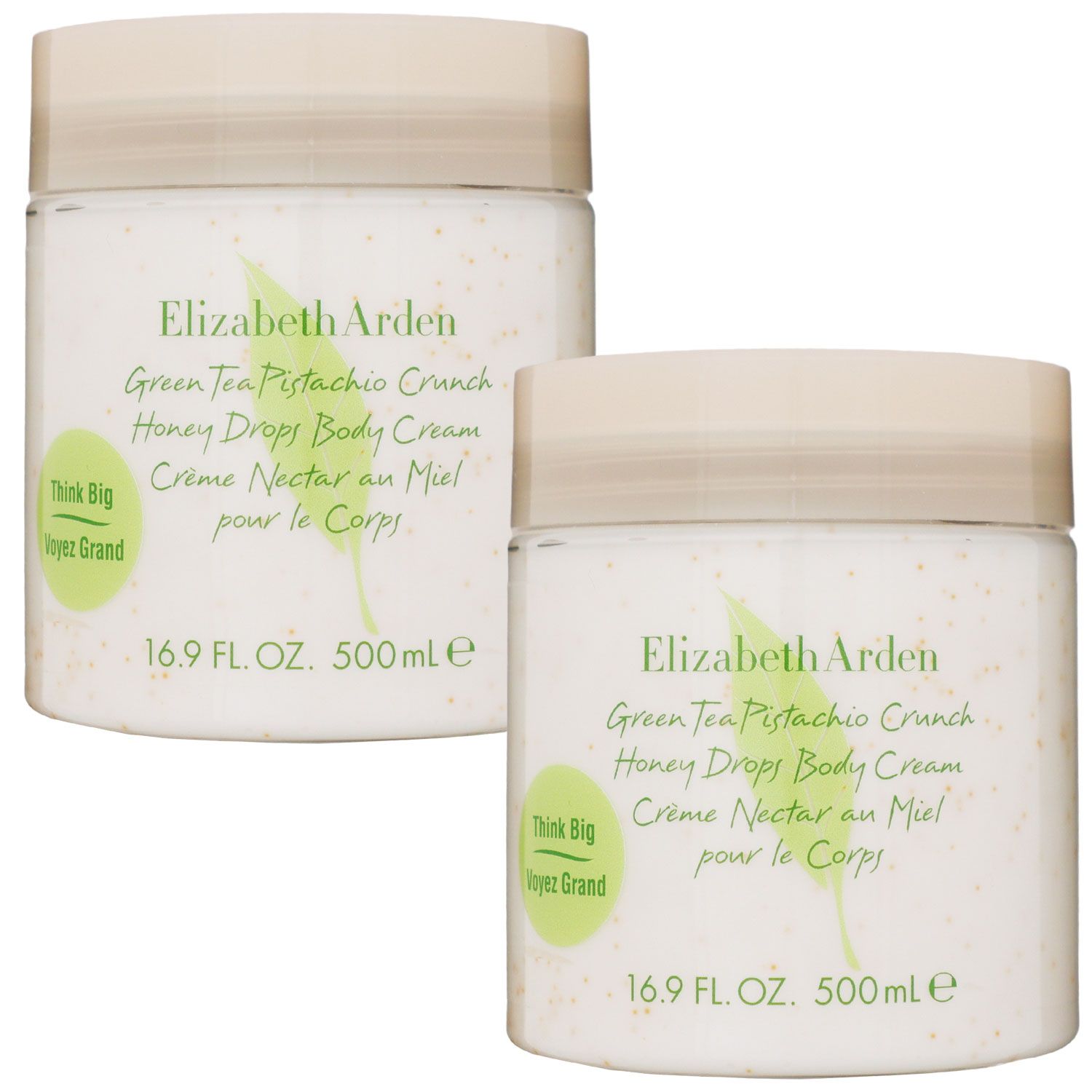 Elizabeth Arden Green Tea Pistachio Crunch Honey Drops Body Cream 2 x 500 ml Set