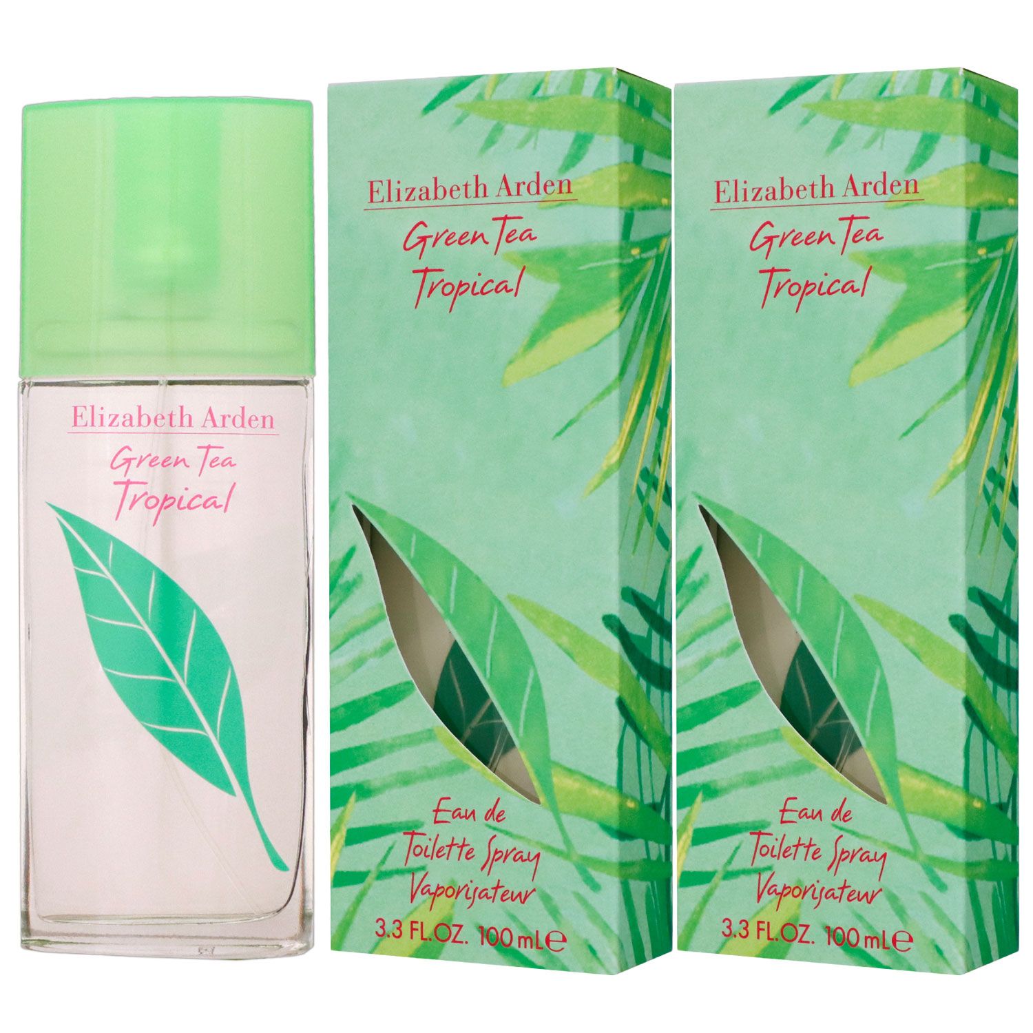 Elizabeth Arden Green Tea Tropical 2 x 100 ml Eau de Toilette EDT Set Damenduft