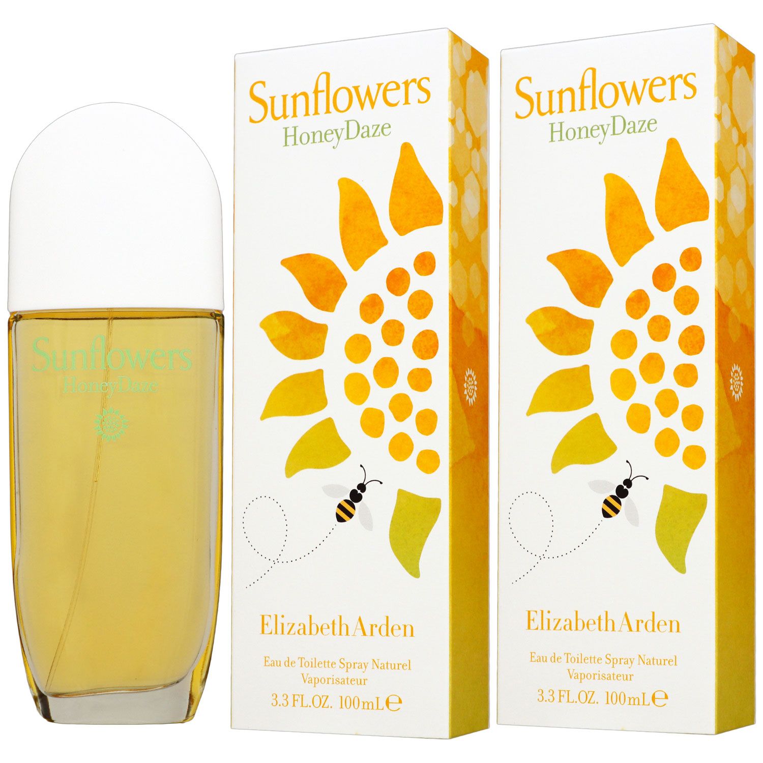 Elizabeth Arden Sunflowers HoneyDaze 2 x 100 ml Eau de Toilette EDT Set