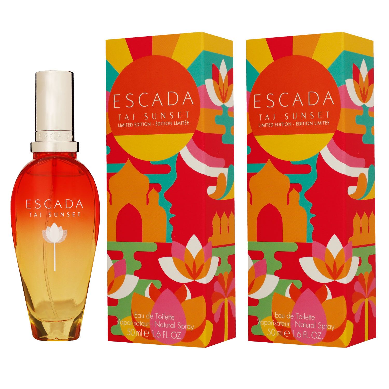Escada Taj Sunset 2 x 50 ml Eau de Toilette EDT Set Damenduft Damen Duft