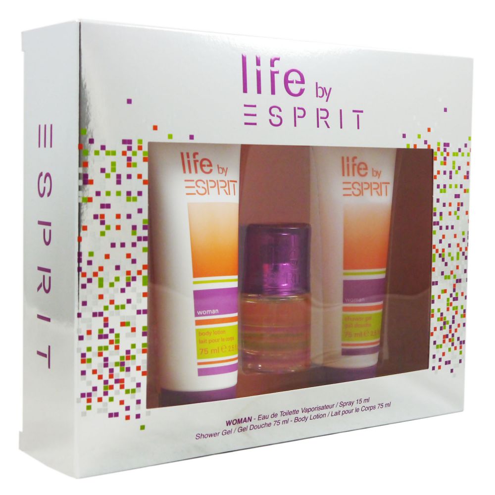 Esprit Life Woman Set 15 ml EDT & 75 ml SG & 75 ml BL bei Riemax