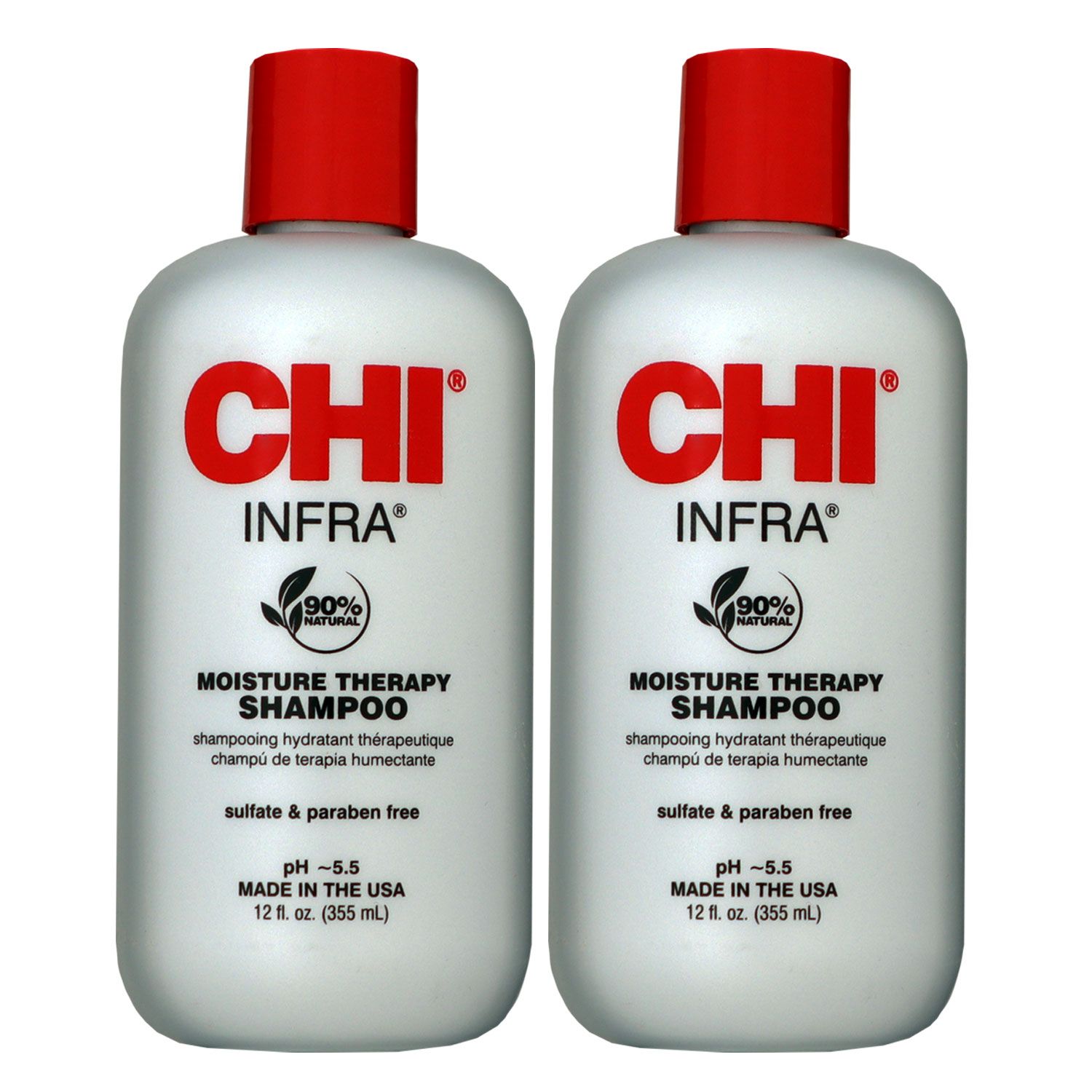Farouk Chi Infra 2 x 355 ml Shampoo f�r alle Haartypen Set