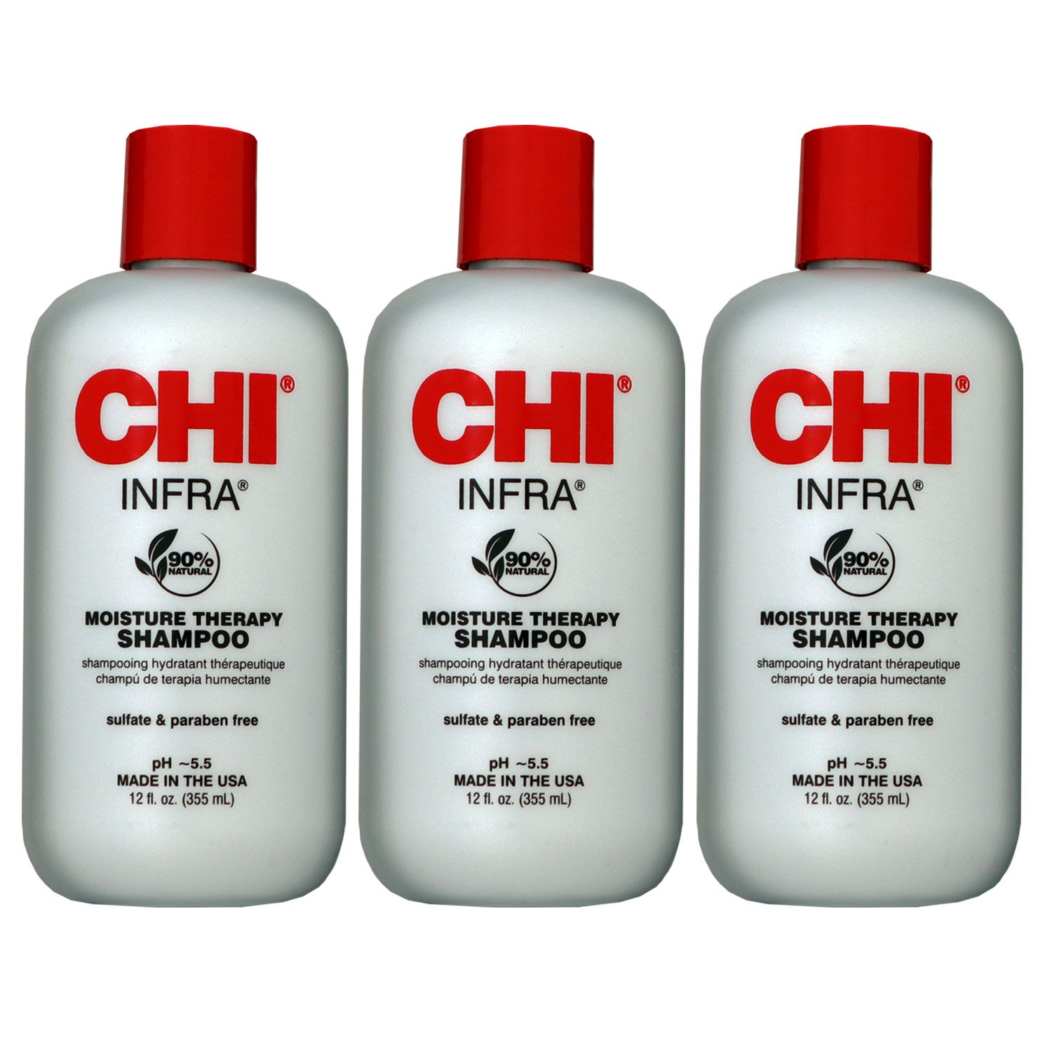 Farouk Chi Infra 3 x 355 ml Shampoo f�r alle Haartypen Set