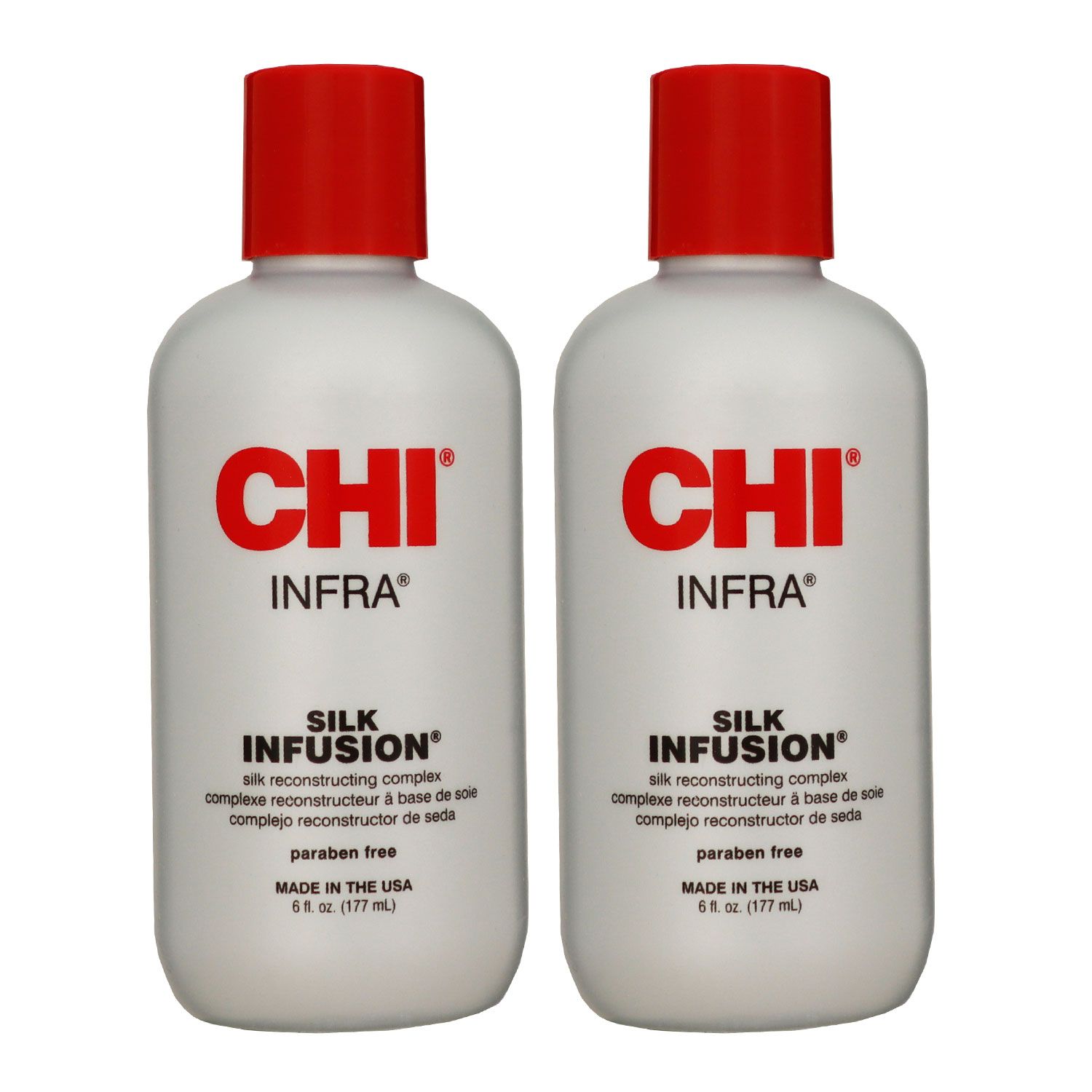 Farouk Chi Silk Infusion Seidenfluid 2 x 177 ml Haarseide Kur Set