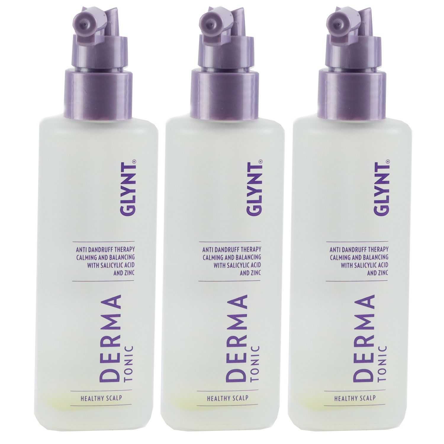 GLYNT Derma Tonic 3 x 100 ml Kopfhautwasser f�r gestresste Kopfhaut Set
