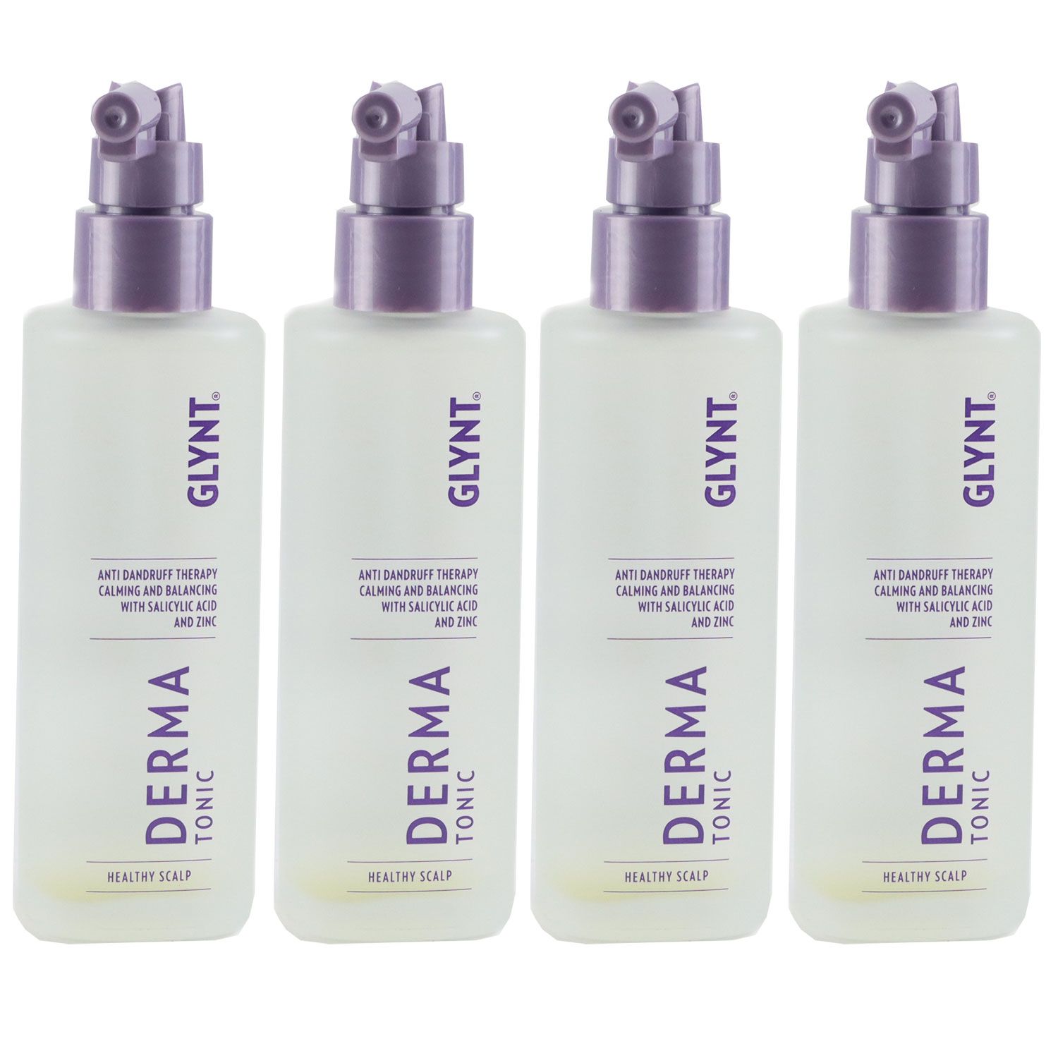 GLYNT Derma Tonic 4 x 100 ml Kopfhautwasser f�r gestresste Kopfhaut Set