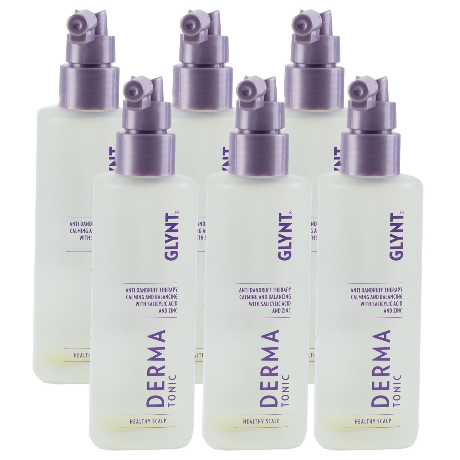 GLYNT Derma Tonic 6 x 100 ml Kopfhautwasser f�r gestresste Kopfhaut Set