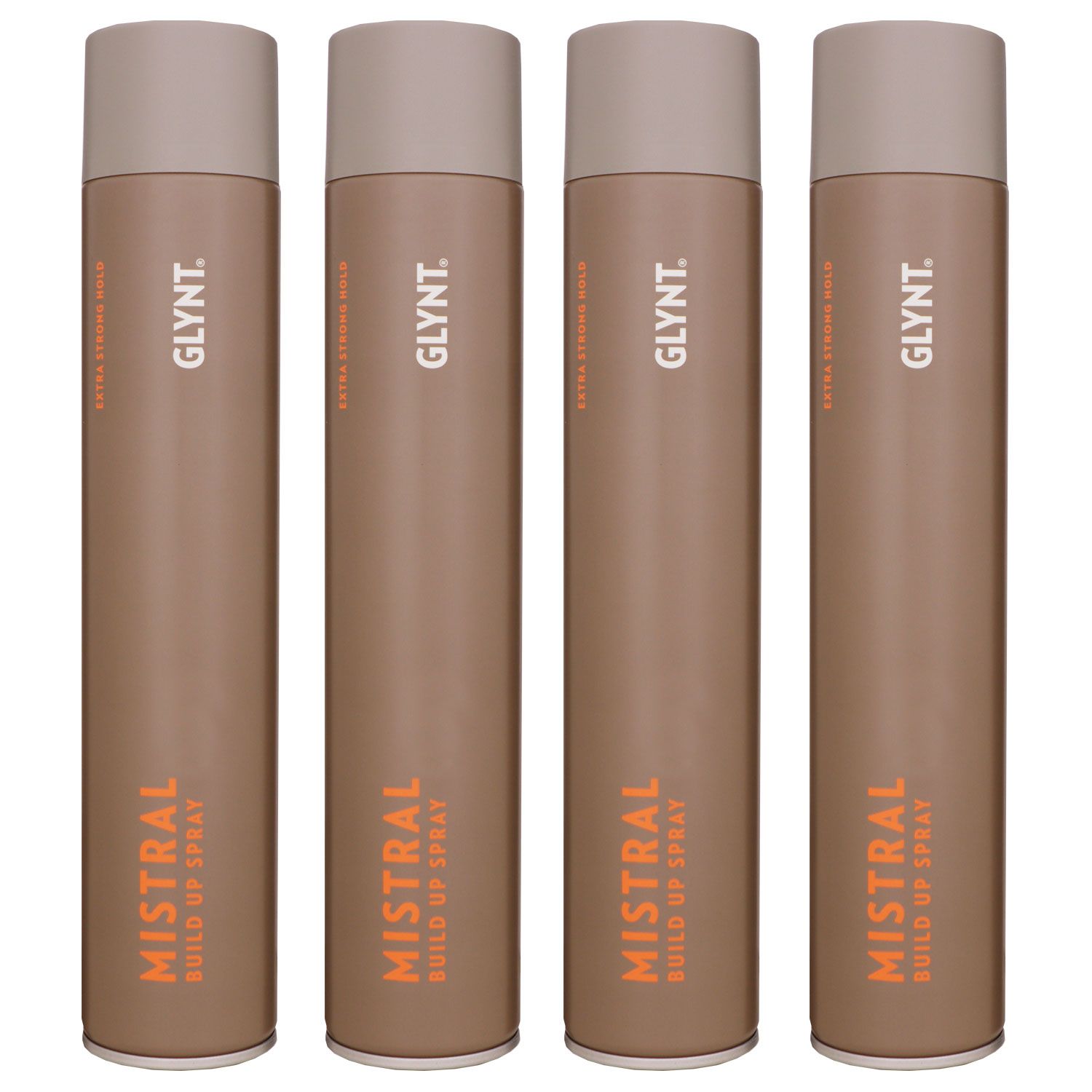 GLYNT Mistral Build up Spray 4 x 500 ml Haarspray extra starker halt Set
