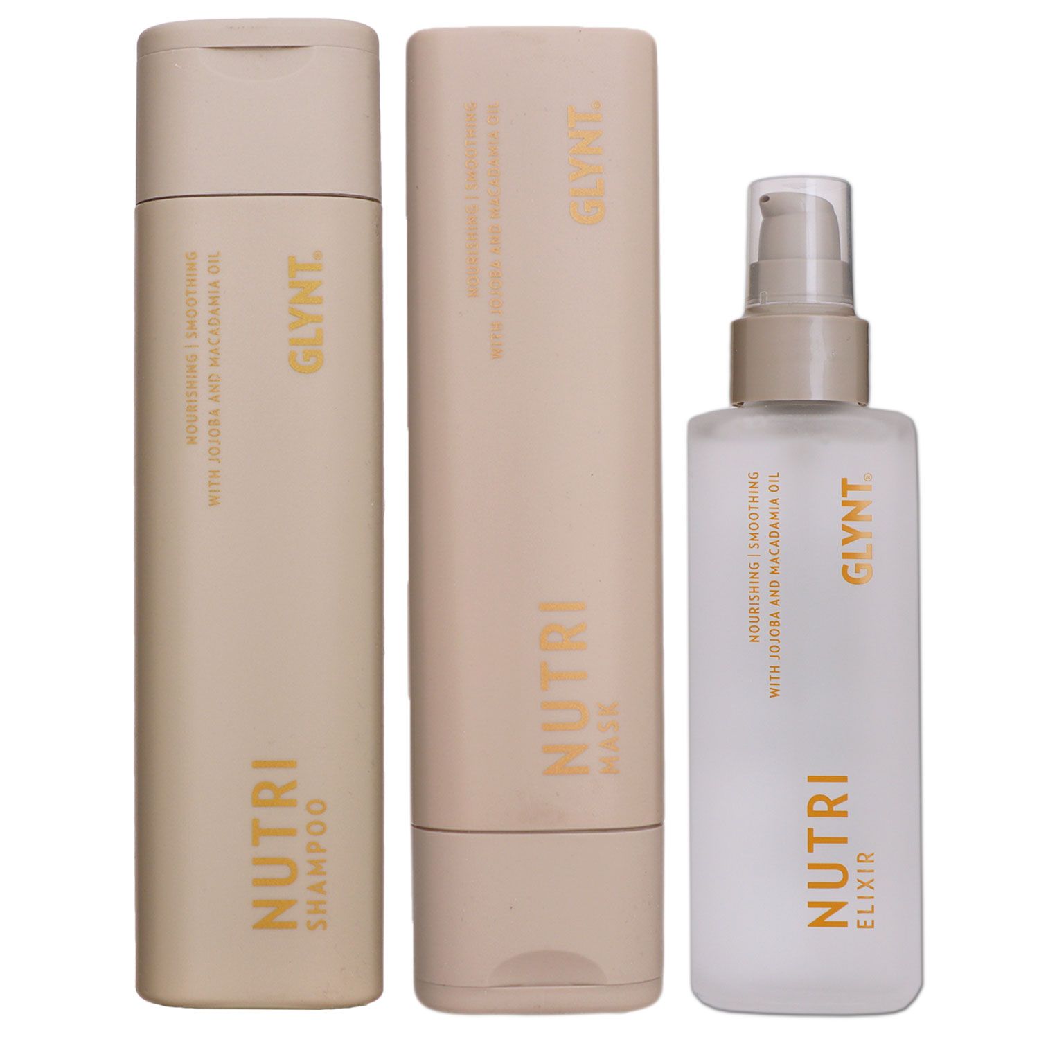 GLYNT Nutri 250 ml Shampoo & 200 ml Maske & 100 ml Haar�l Set