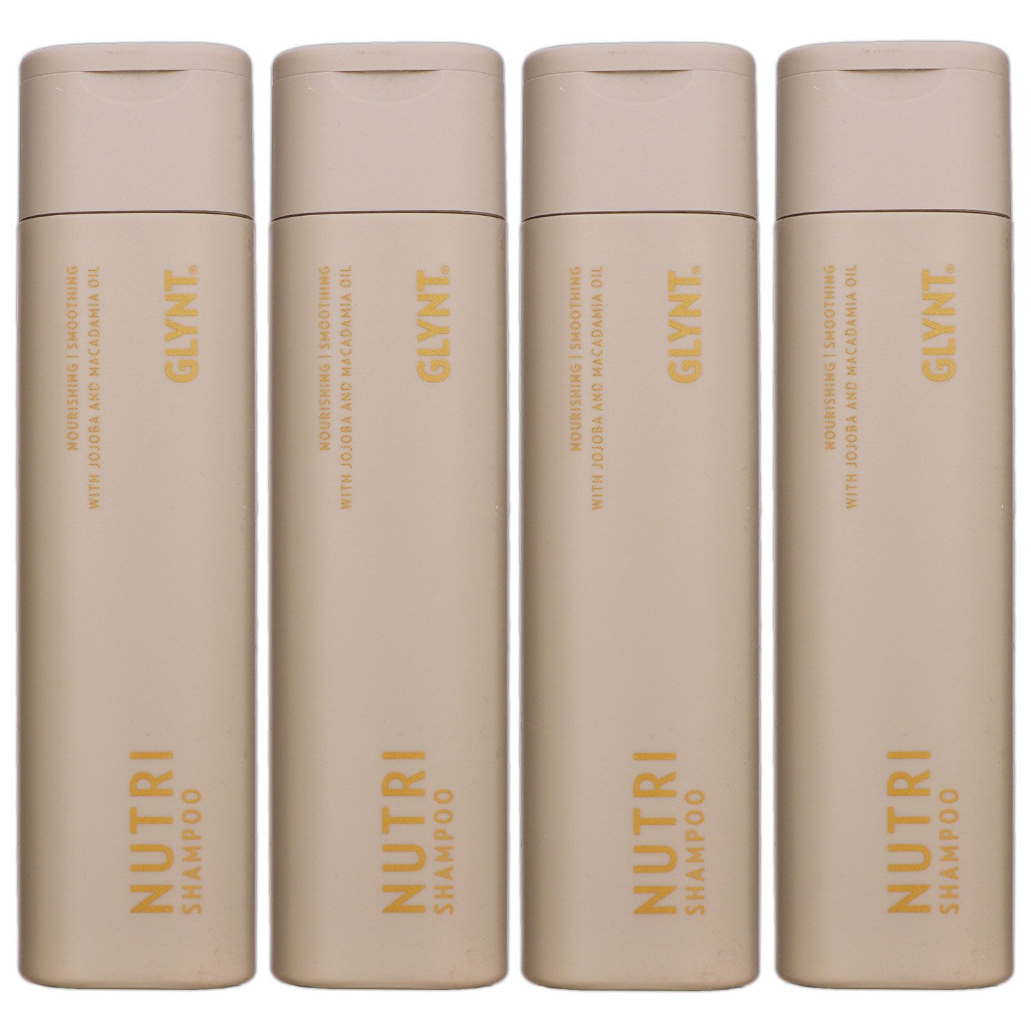 GLYNT Nutri 4 x 250 ml Shampoo f�r trockenes Haar Glanz & Geschmeidigkeit Set