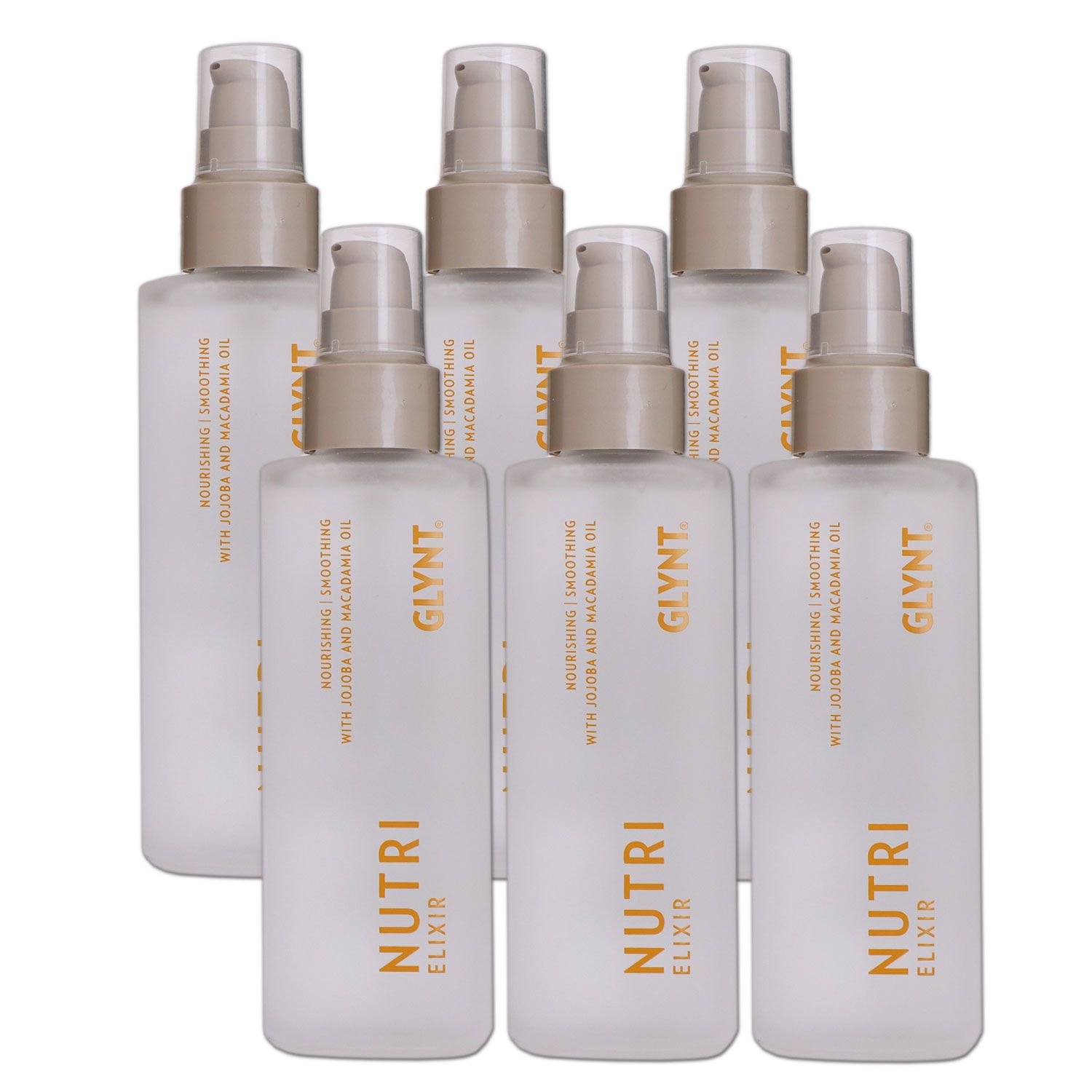 GLYNT Nutri Oil Elixir 6 x 100 ml Haar�l Haarelixir f�r Glanz und Pflege Set