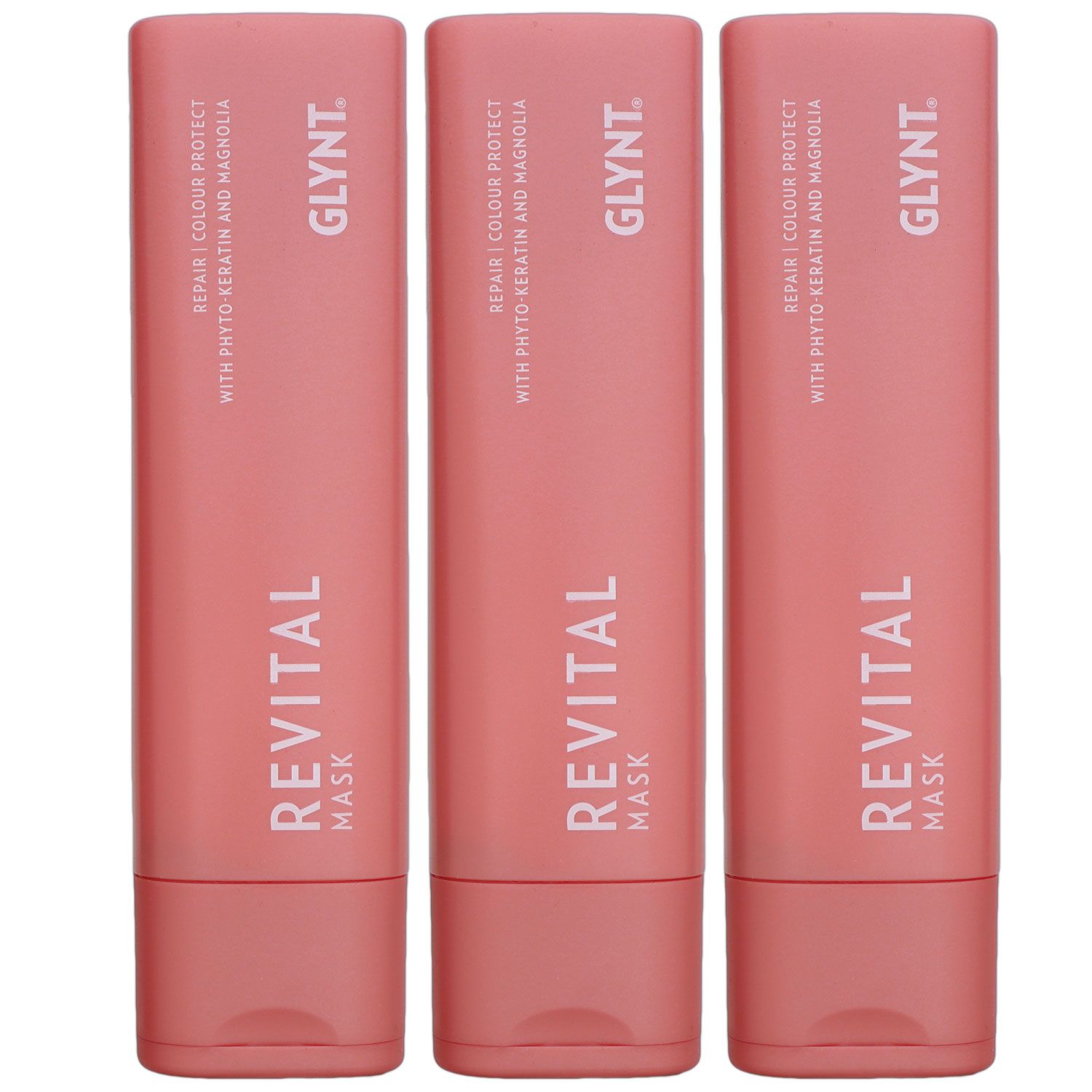 GLYNT Revital 3 x 200 ml Mask Haarpflegemaske f�r coloriertes Haar Set