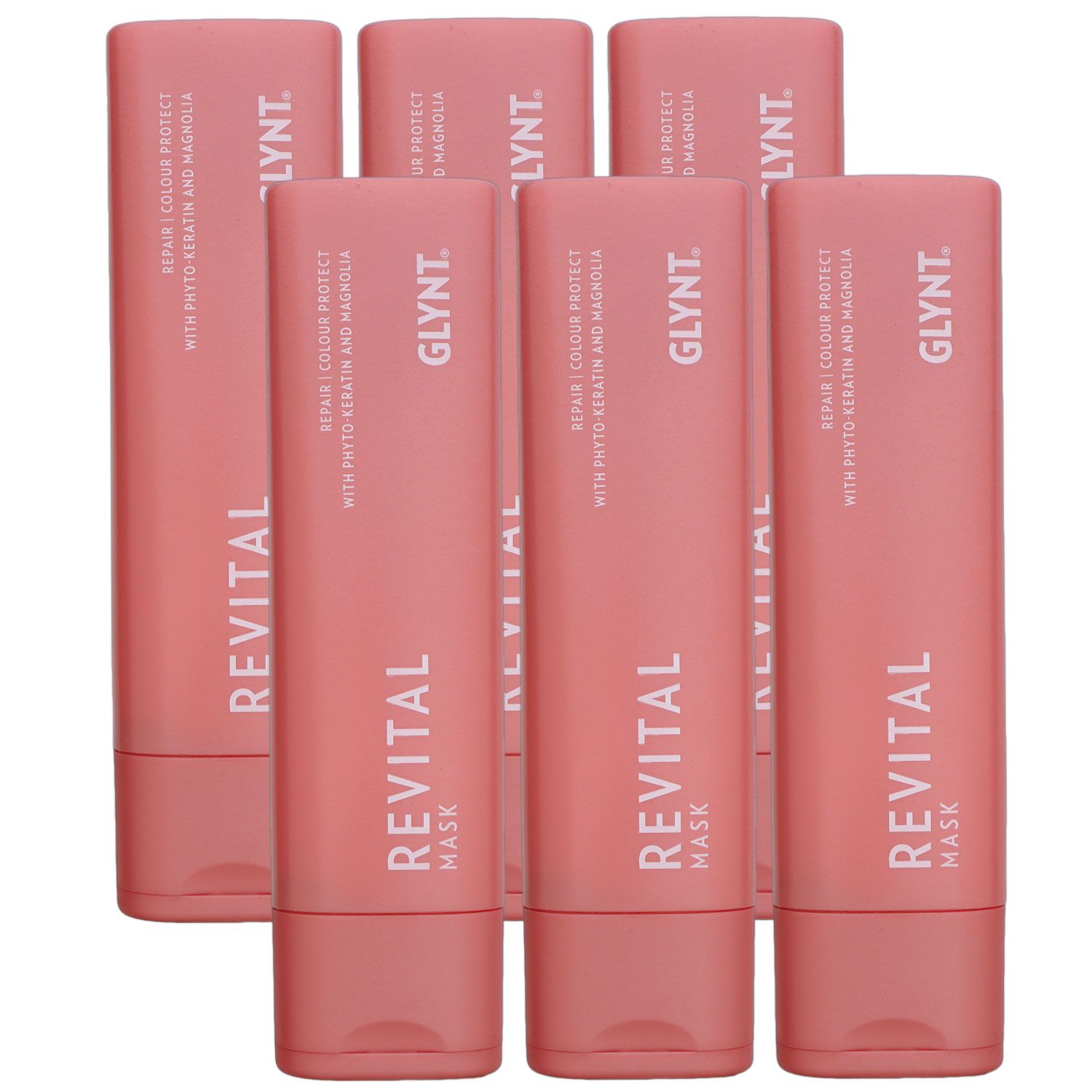 GLYNT Revital 6 x 200 ml Mask Haarpflegemaske f�r coloriertes Haar Set