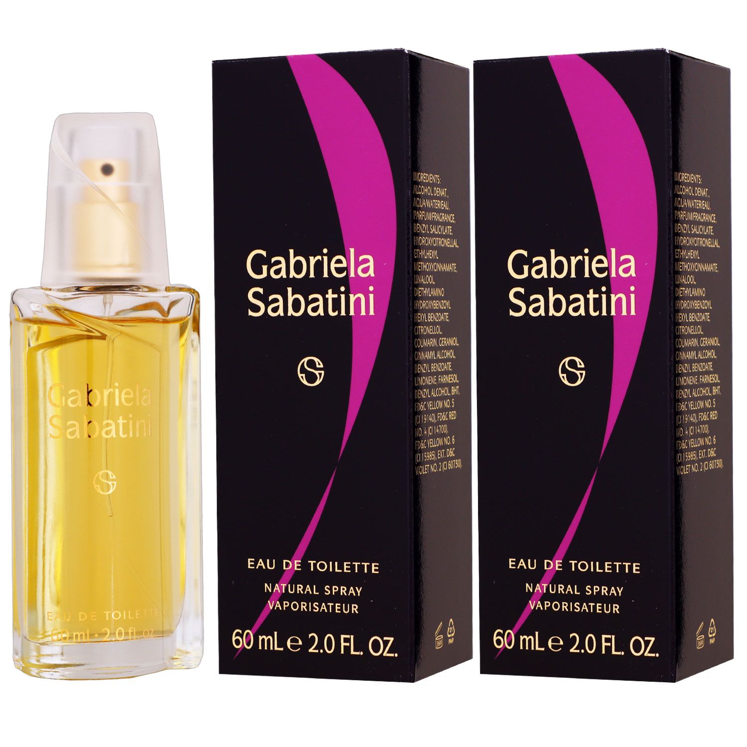 Gabriela Sabatini Classic 2 x 60 ml Eau de Toilette EDT Set Damenduft