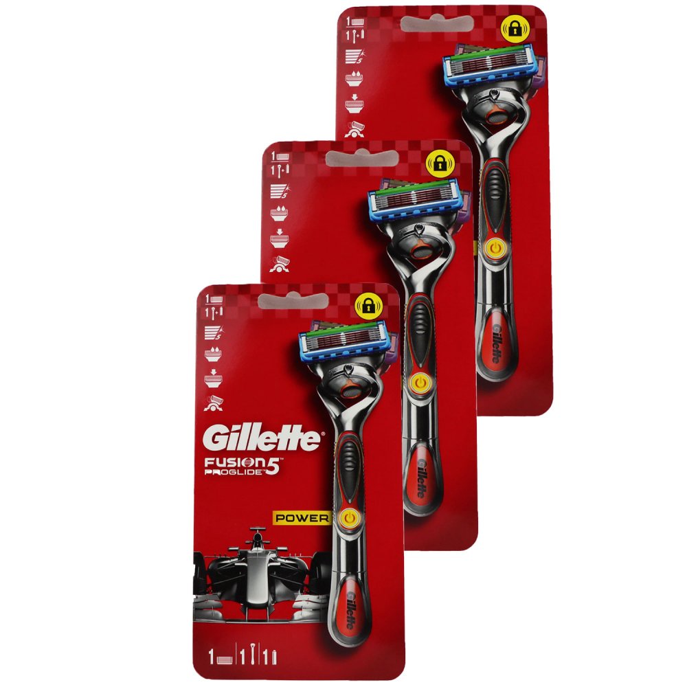 Gillette Fusion5 ProGlide Power 3 x Flexball Rasierer bei Riemax