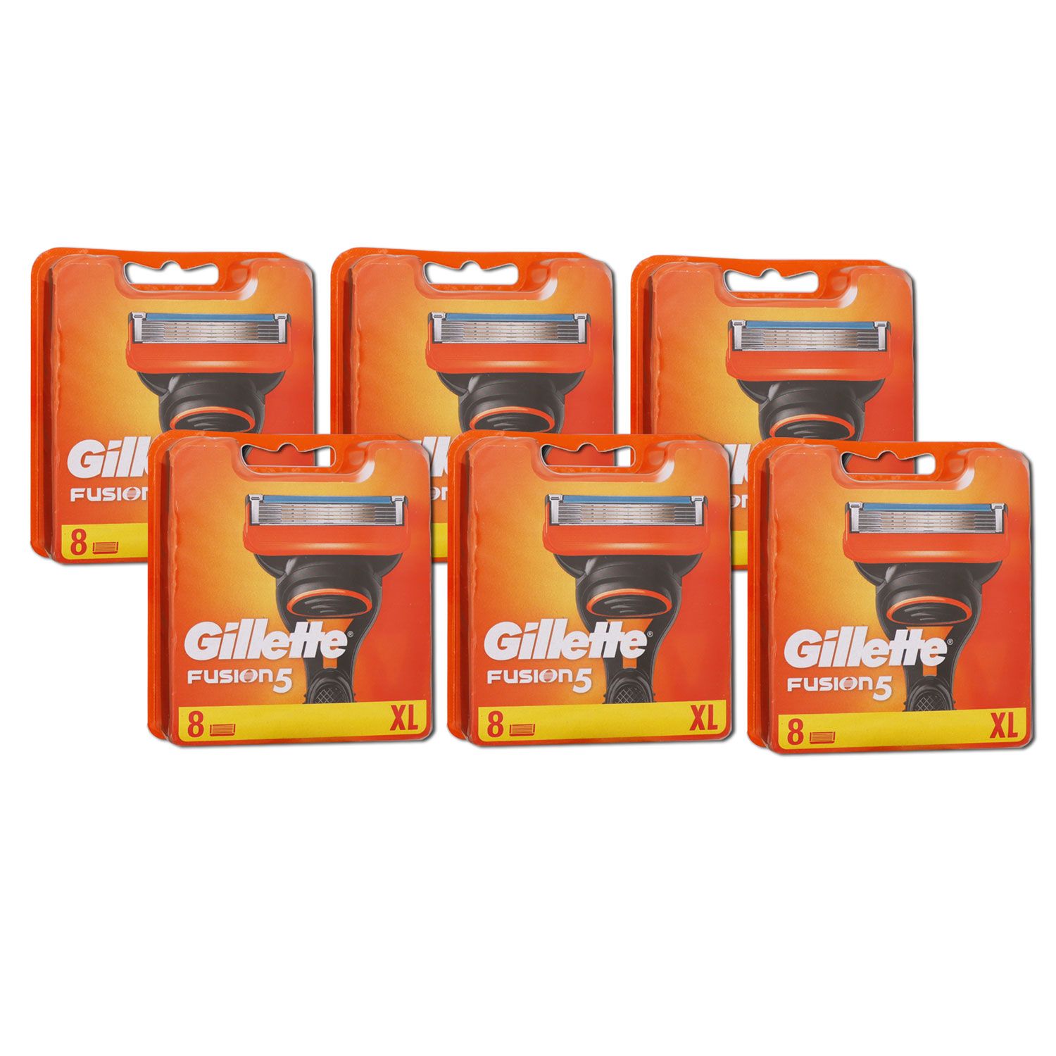 Gillette Fusion5 Rasierklingen 6 x 8 St�ck Klingen XL Set