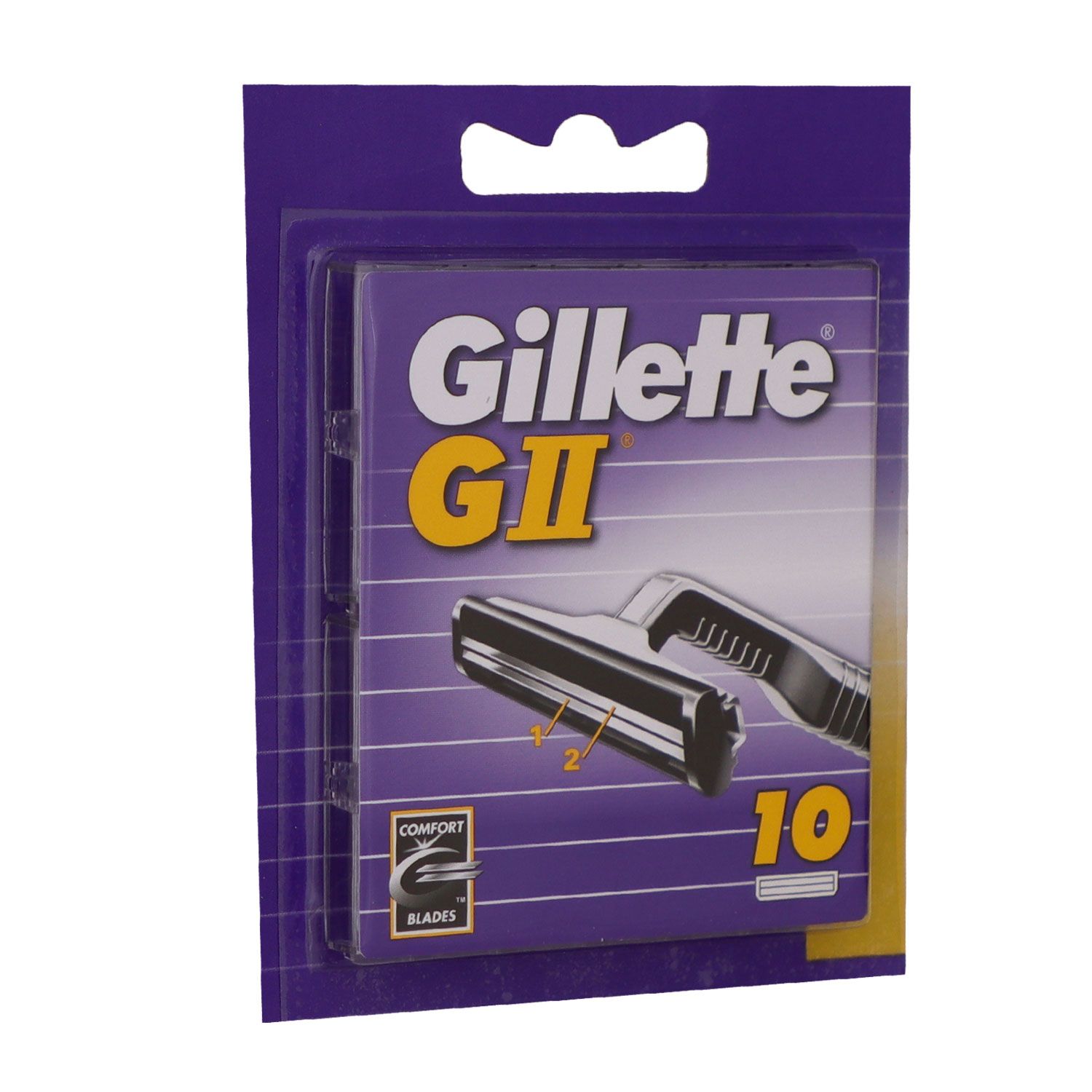 Gillette GII Rasierklingen 10 St�ck Klingen
