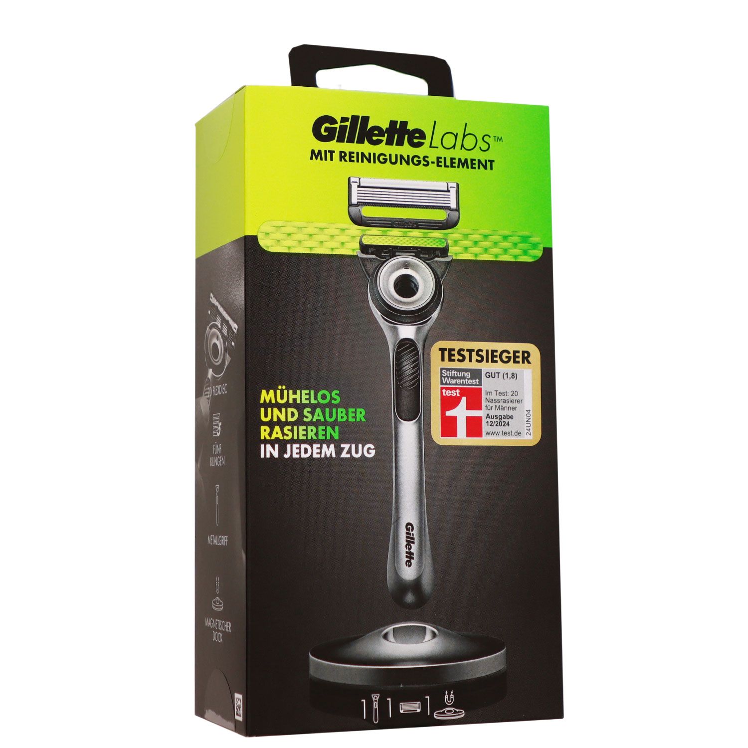 Gillette Labs Rasierer mit magnetischem Doc f�r M�nner