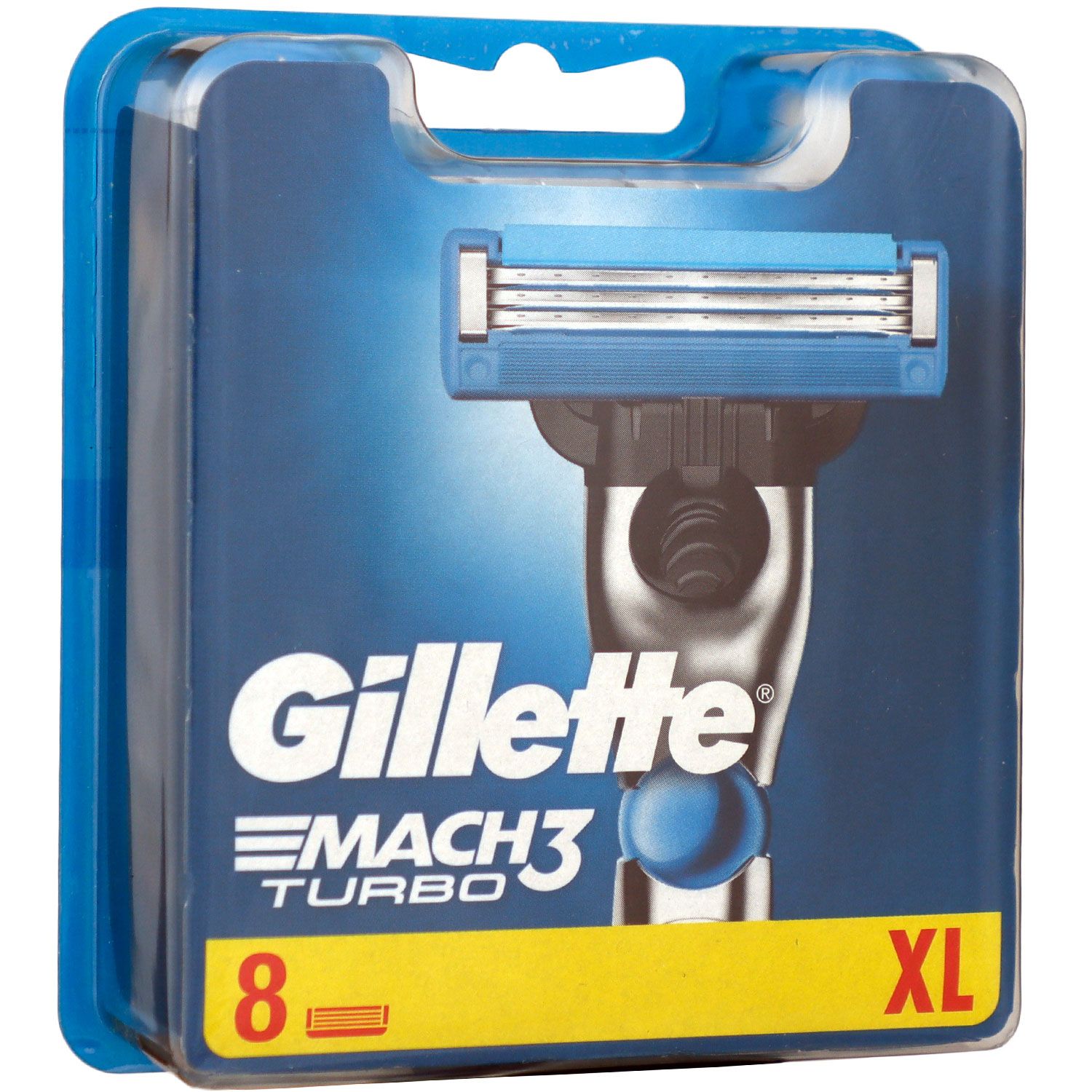 Gillette Mach3 Turbo Rasierklingen 8 St�ck Klingen Ersatzklingen