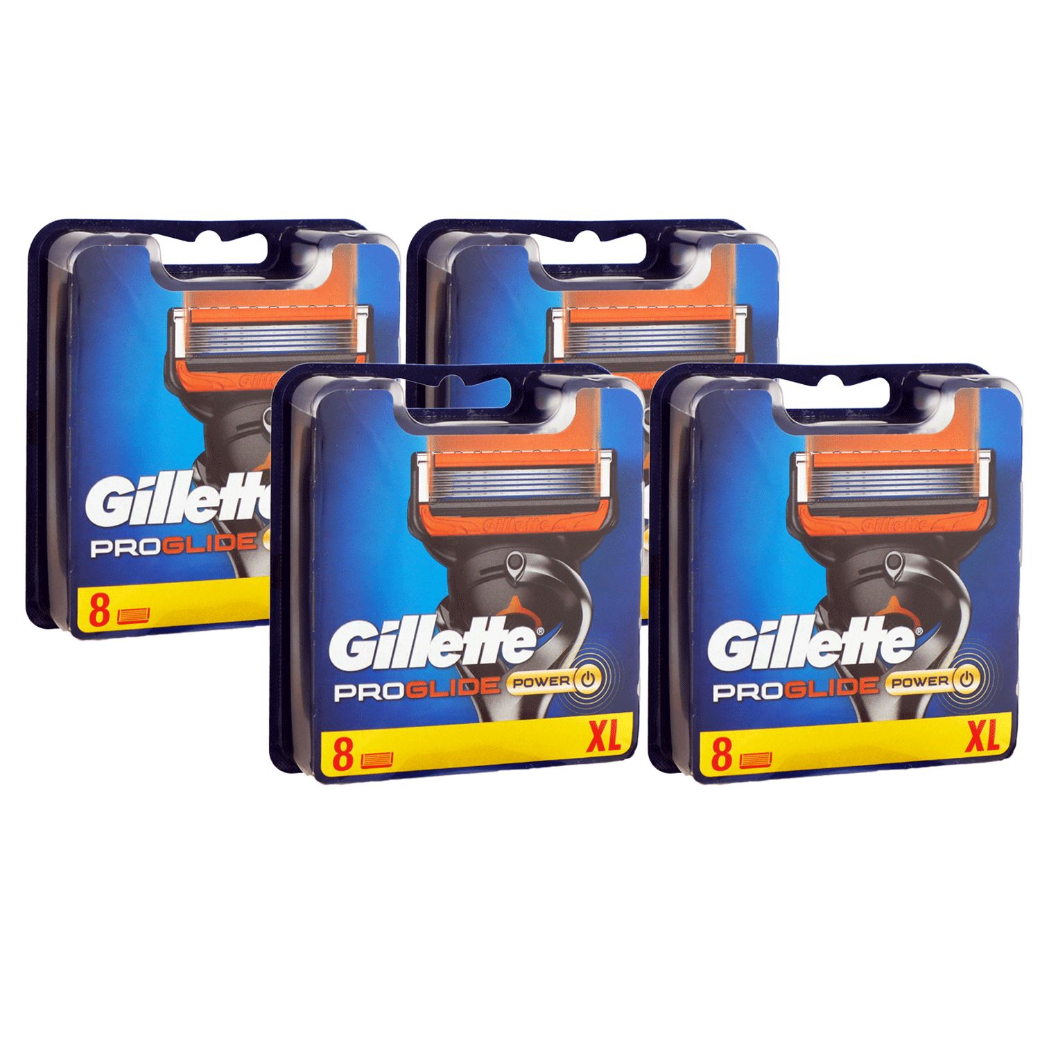 Gillette Pro Glide Power 4 x 8 St�ck Rasierklingen XL Set