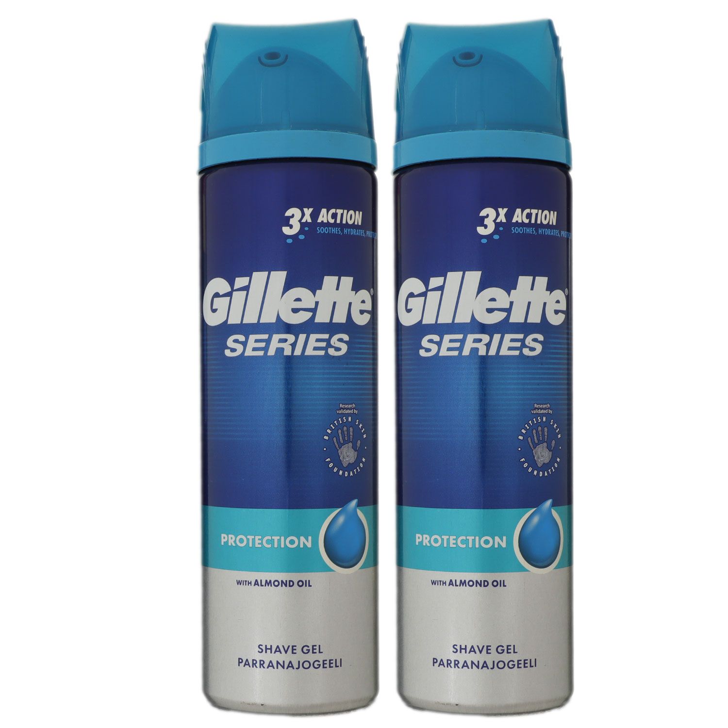 Gillette Series Protection 2 x 200 ml Rasiergel Set