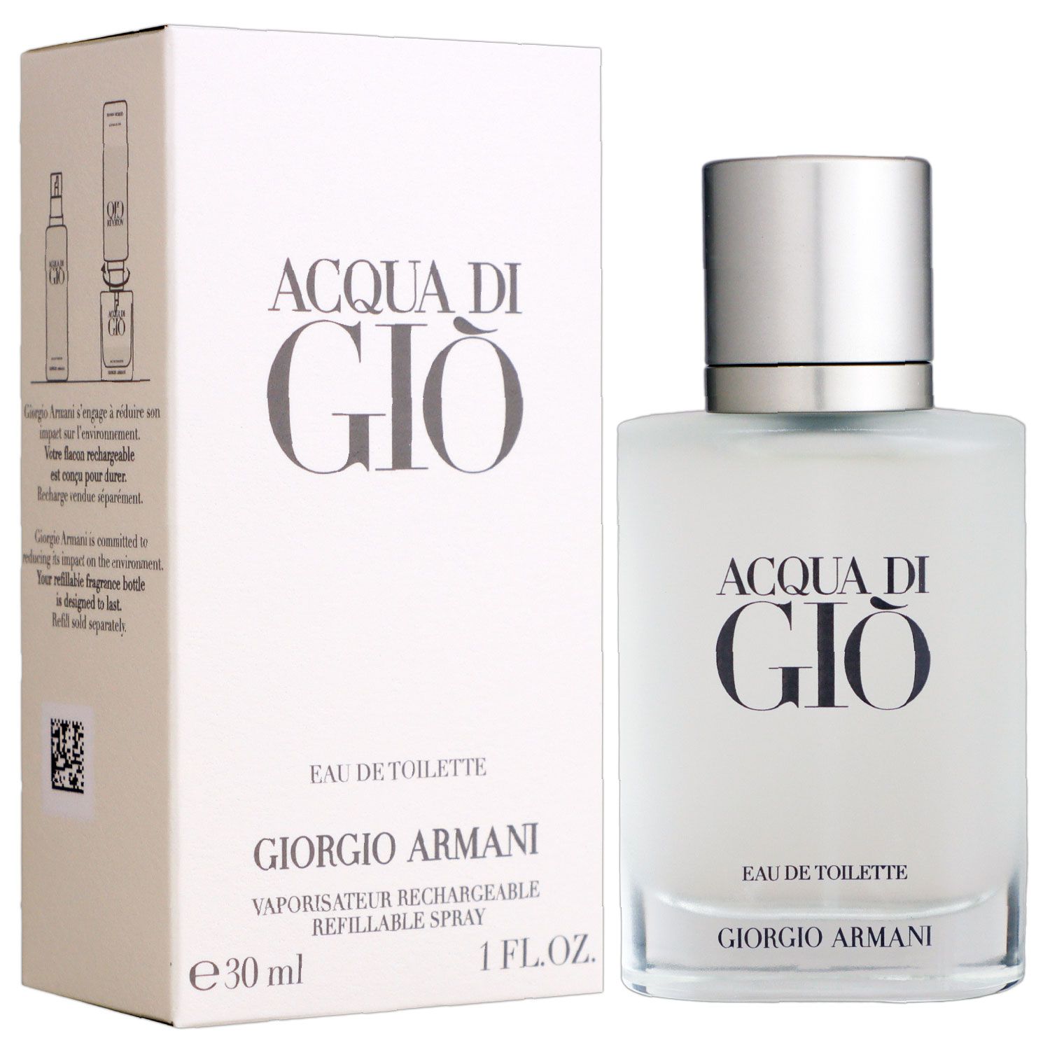 Giorgio Armani Acqua di Gio pour Homme 30 ml Eau de Toilette EDT Refilllable