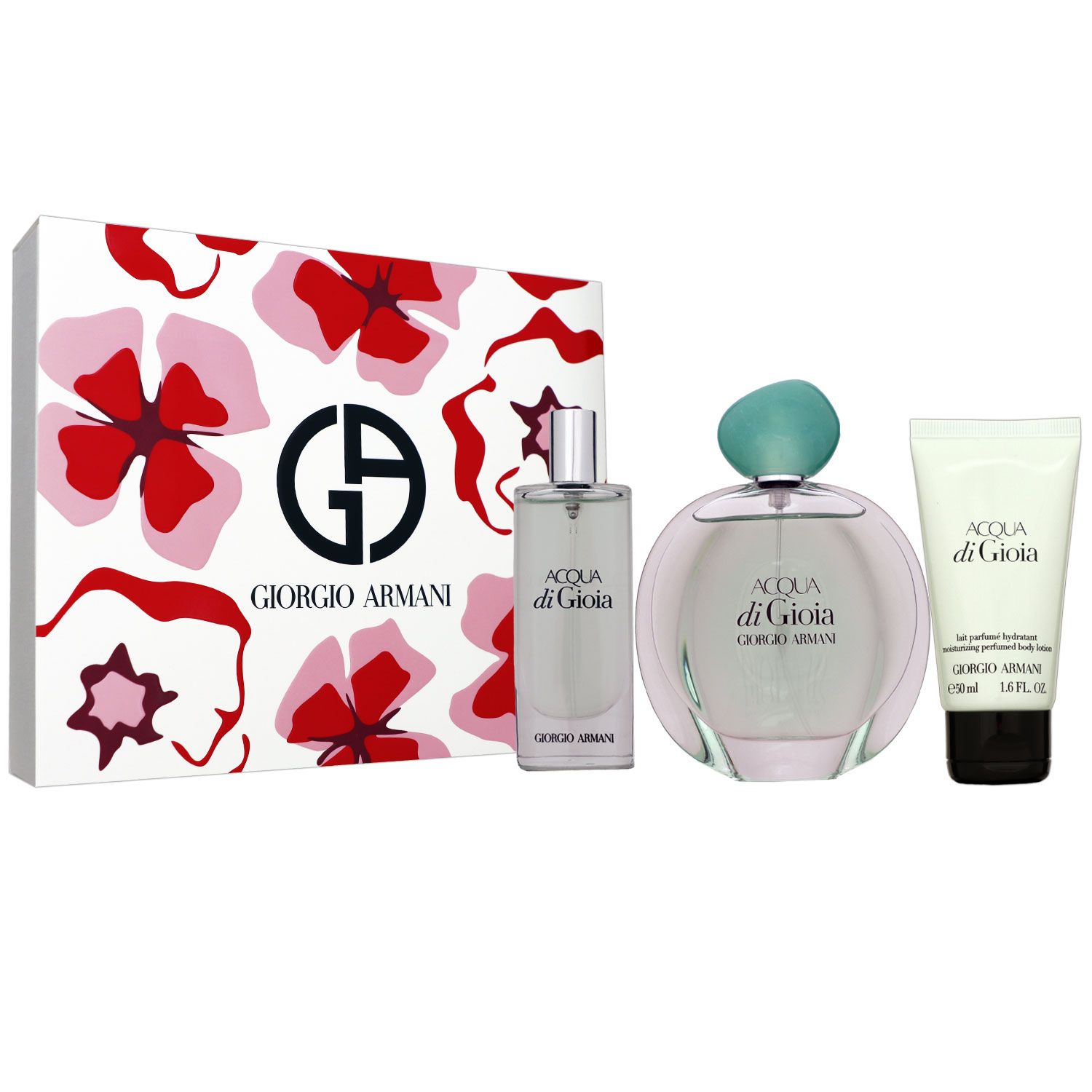 Giorgio Armani Acqua di Gioia Set 100 ml EDP Intense & 15 ml EDP Intense & 50 ml BL