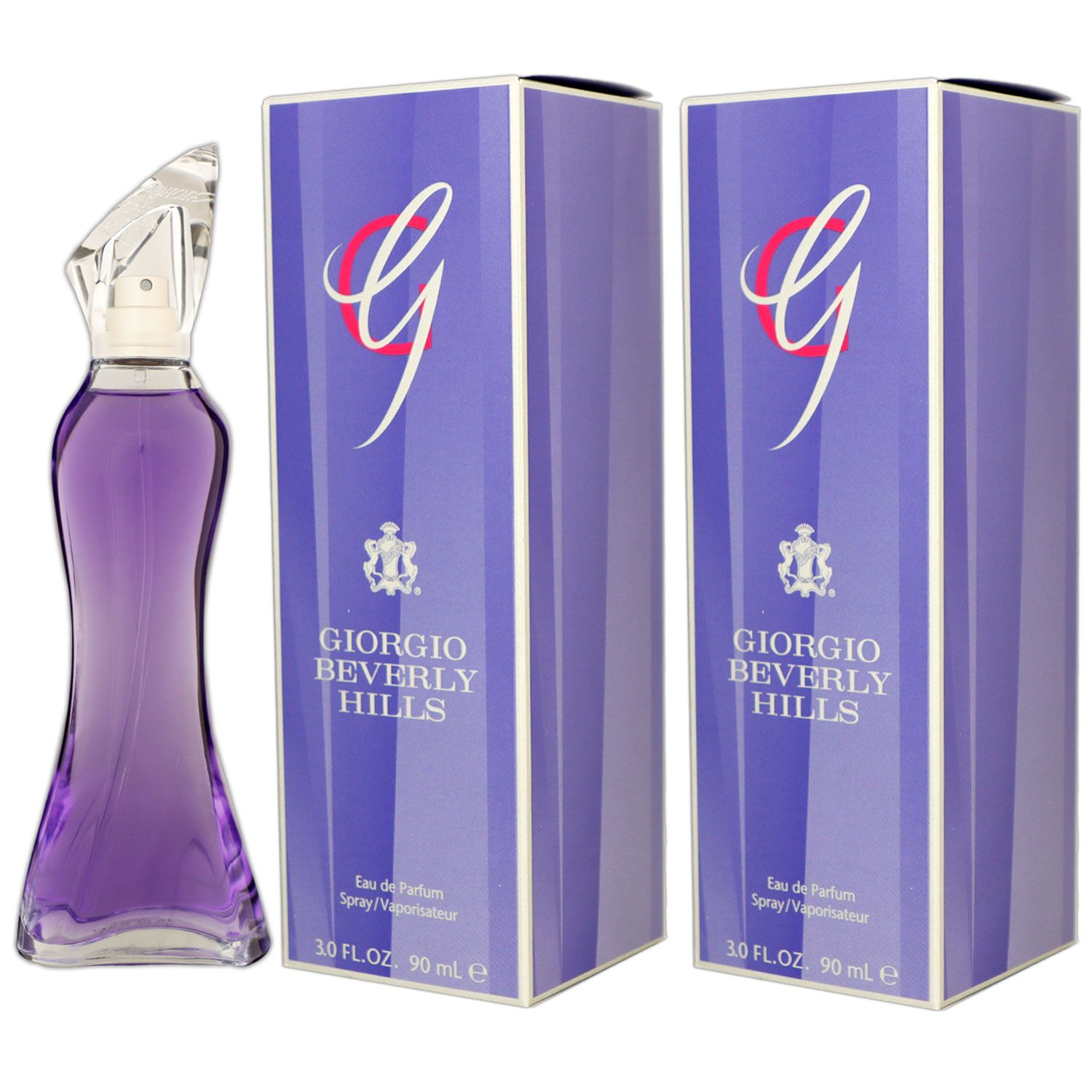 Giorgio Beverly Hills G 2 x 90 ml Eau de Parfum EDP Set Damenparfum