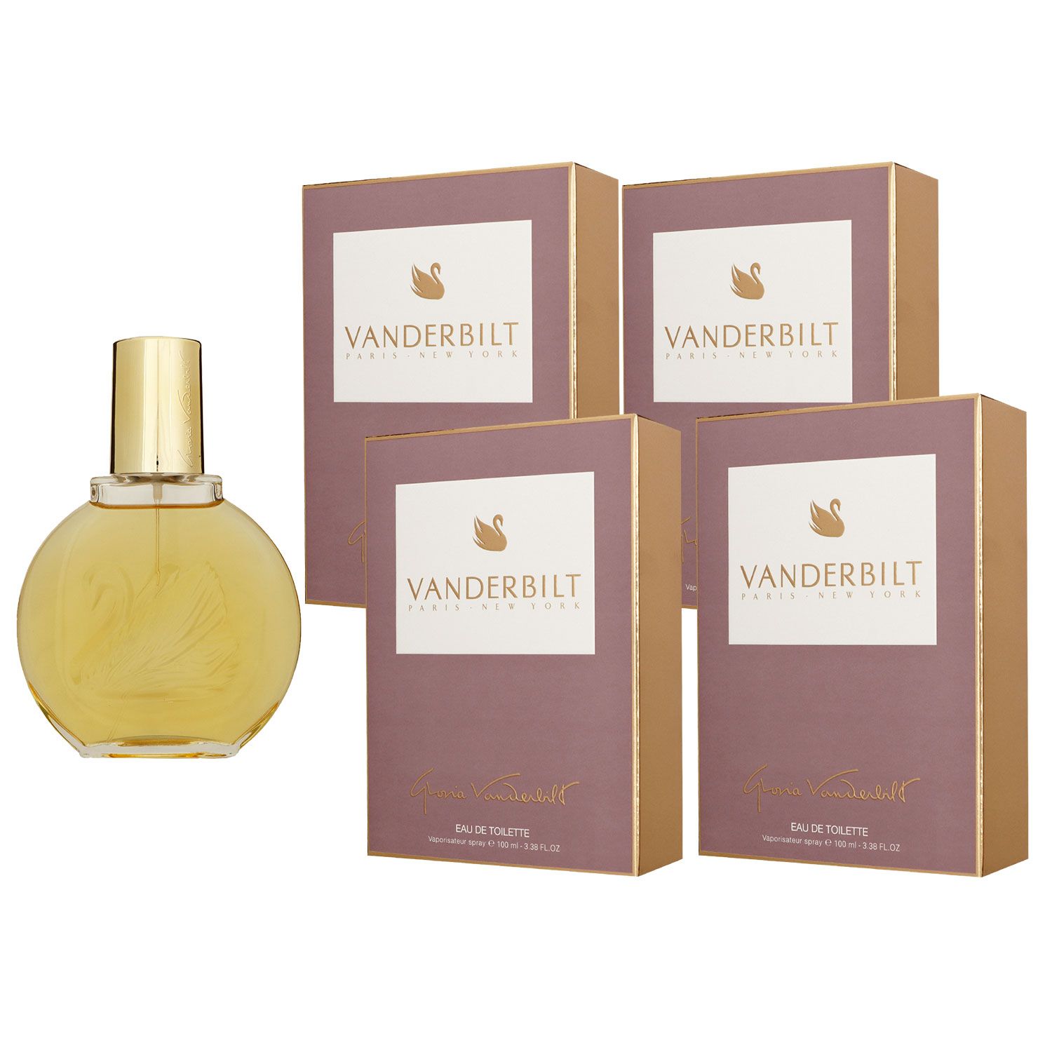 Gloria Vanderbilt 4 x 100 ml Eau de Toilette EDT Set Damenduft Damen Duft