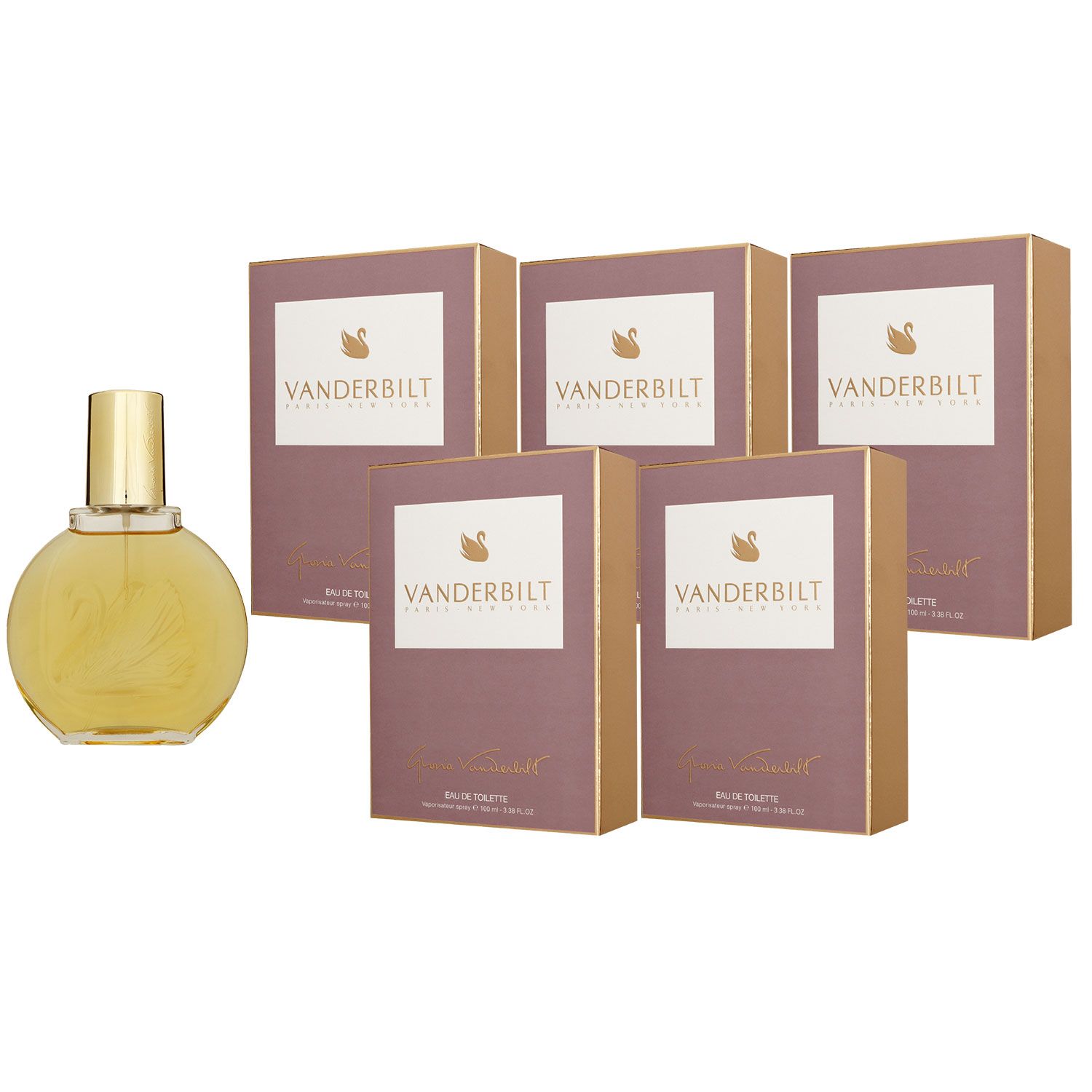 Gloria Vanderbilt 5 x 100 ml Eau de Toilette EDT Set Damenduft Damen Duft