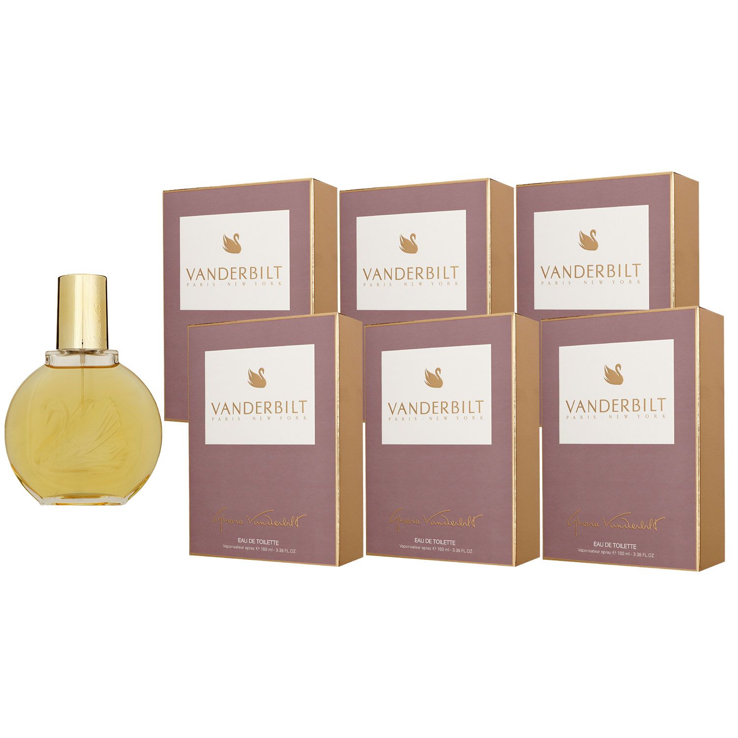 Gloria Vanderbilt 6 x 100 ml Eau de Toilette EDT Set Damenduft Damen Duft