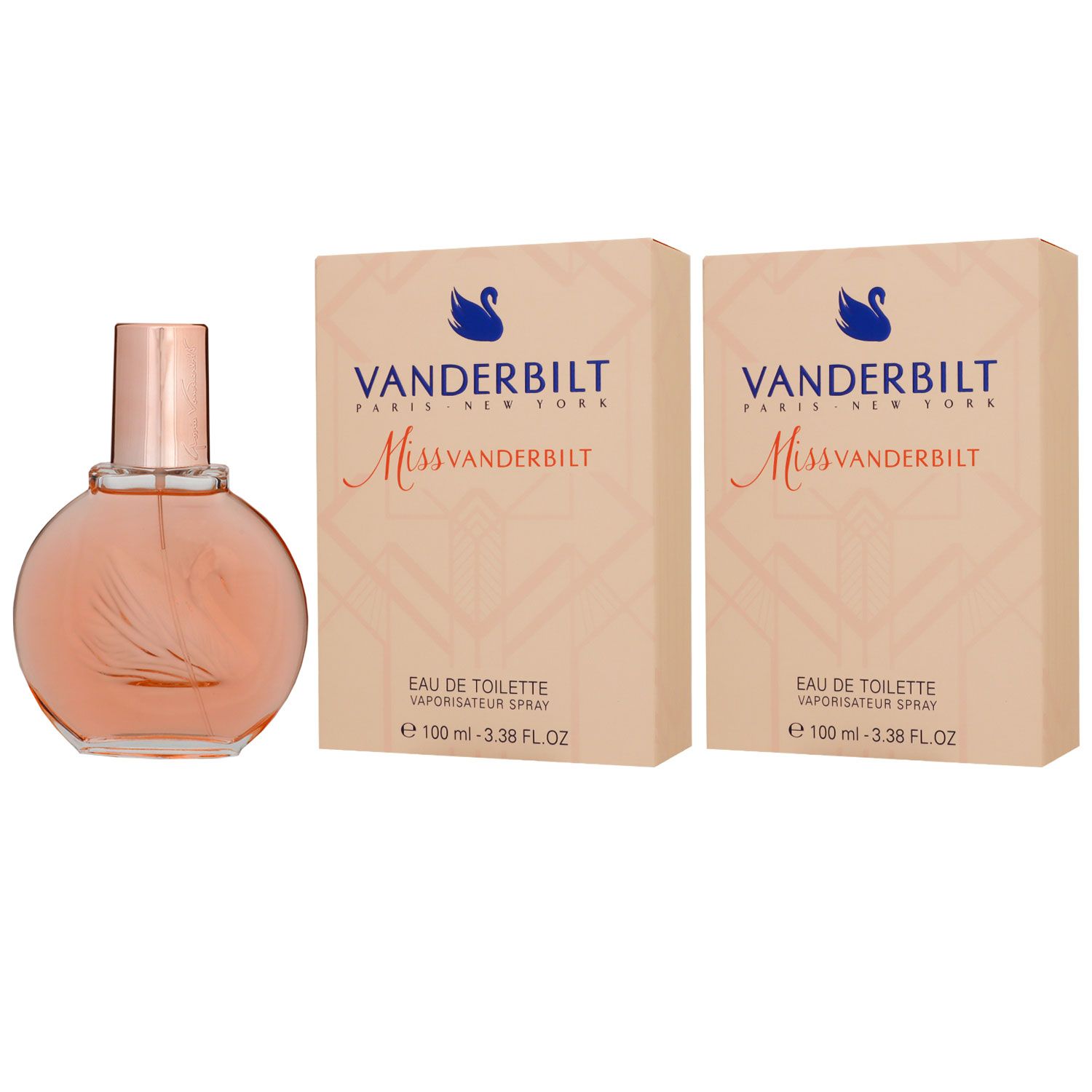 Gloria Vanderbilt Miss Vanderbilt 2 x 100 ml Eau de Toilette EDT Set Damenduft