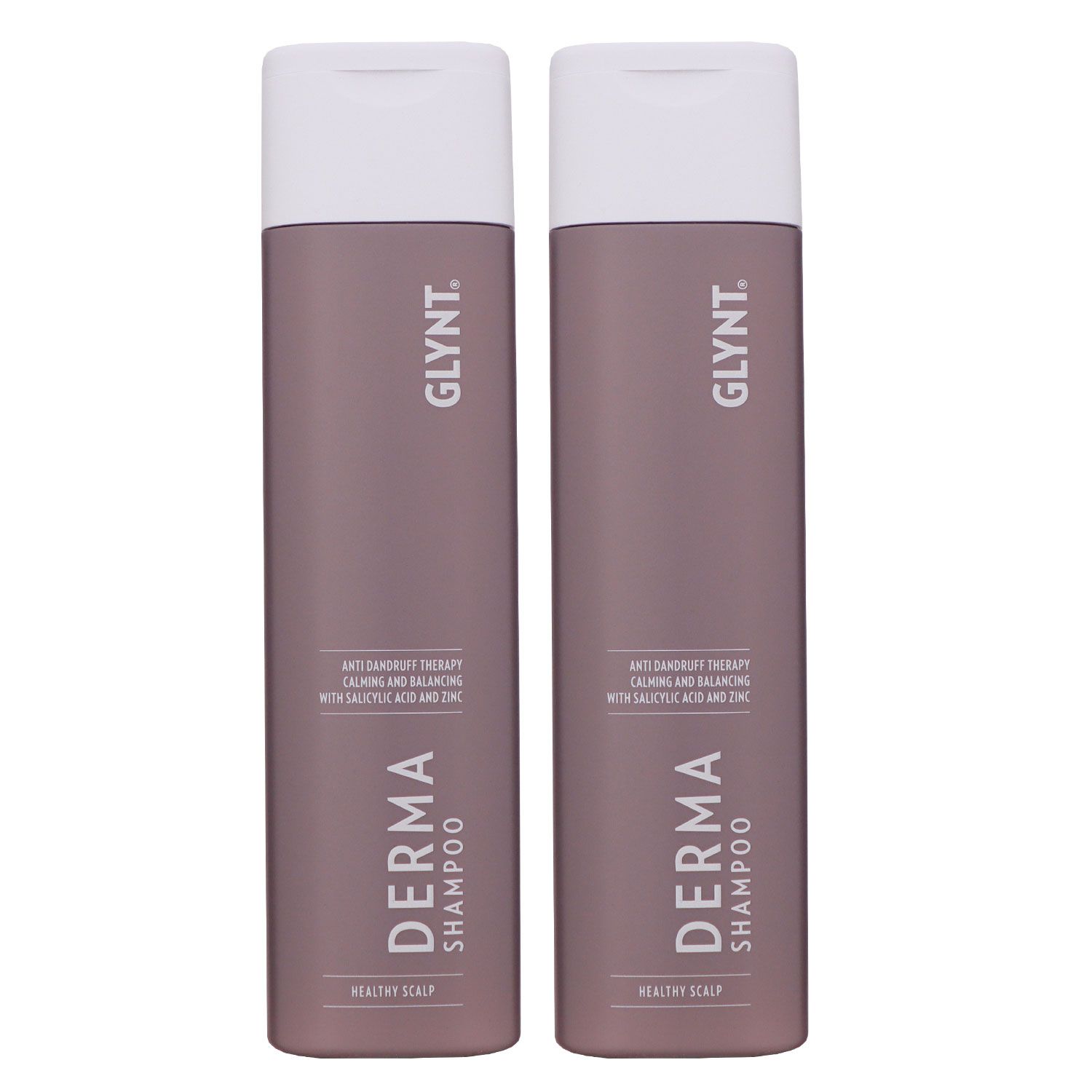 Glynt Derma 2 x 250 ml Regulierendes Anti-Schuppen Shampoo Set
