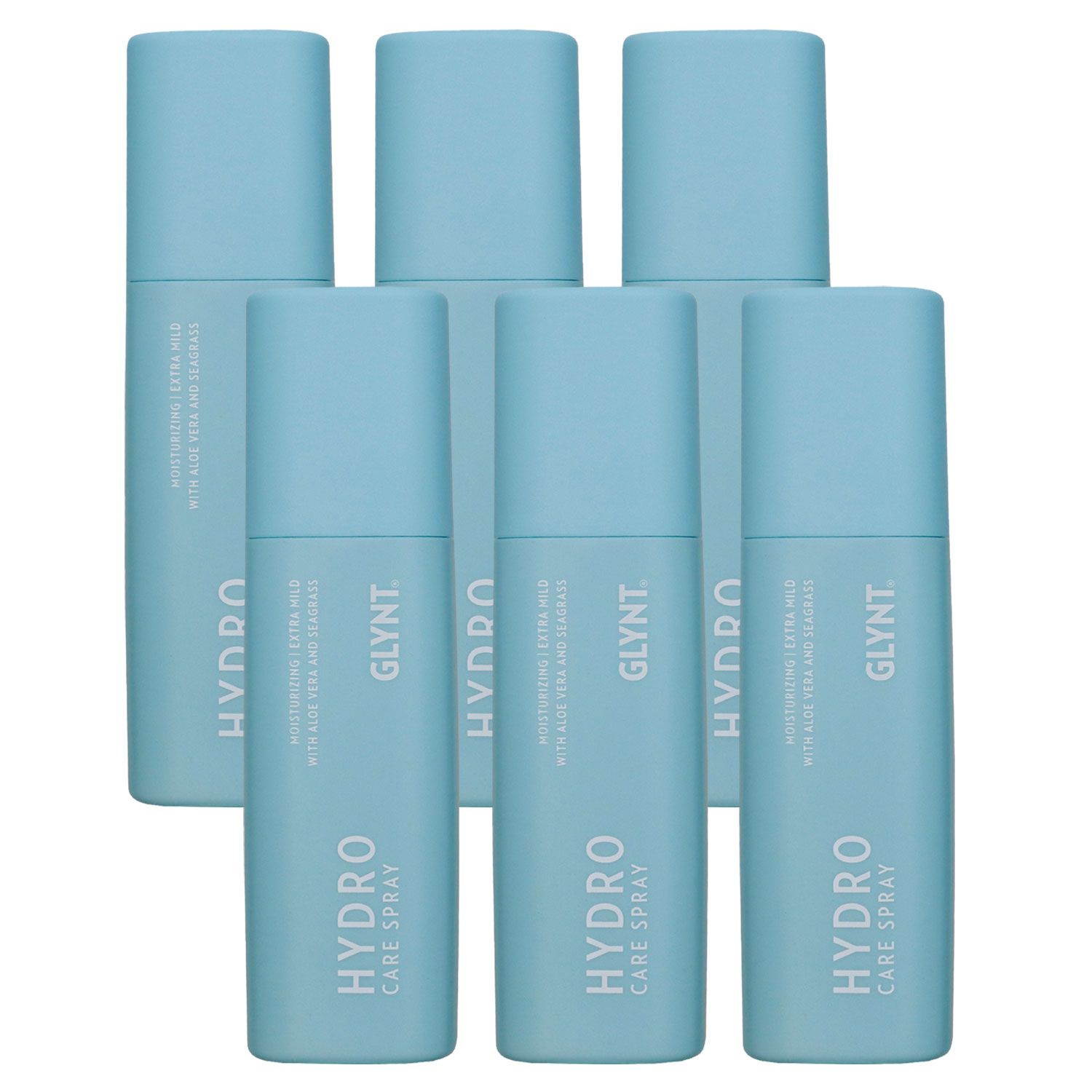Glynt Hydro Care Spray 6 x 150 ml Pflegespray Conditionerspray f�r trockenes Haar Set
