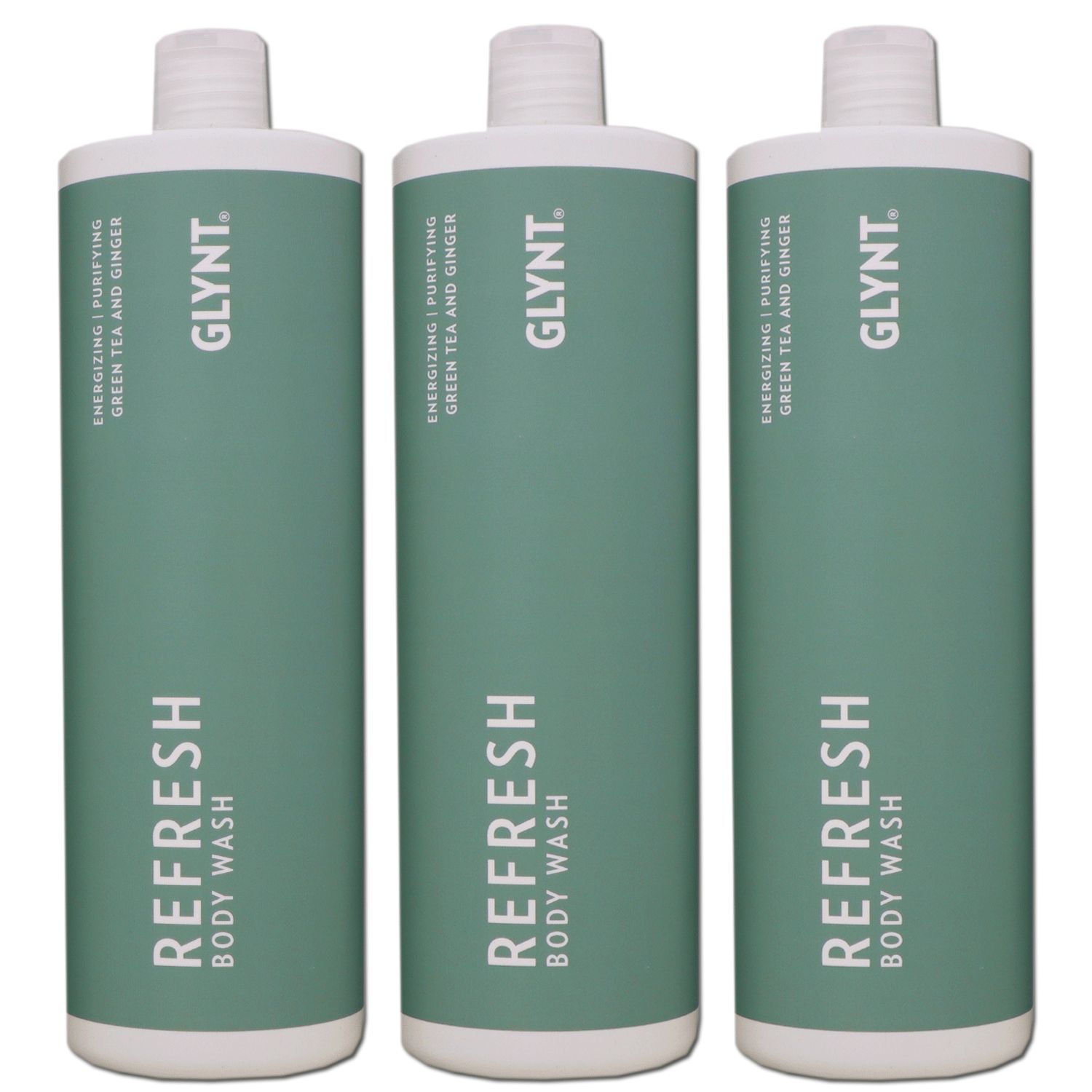 Glynt Refresh Body Wash 3 x 1000 ml Mildes Duschgel Set