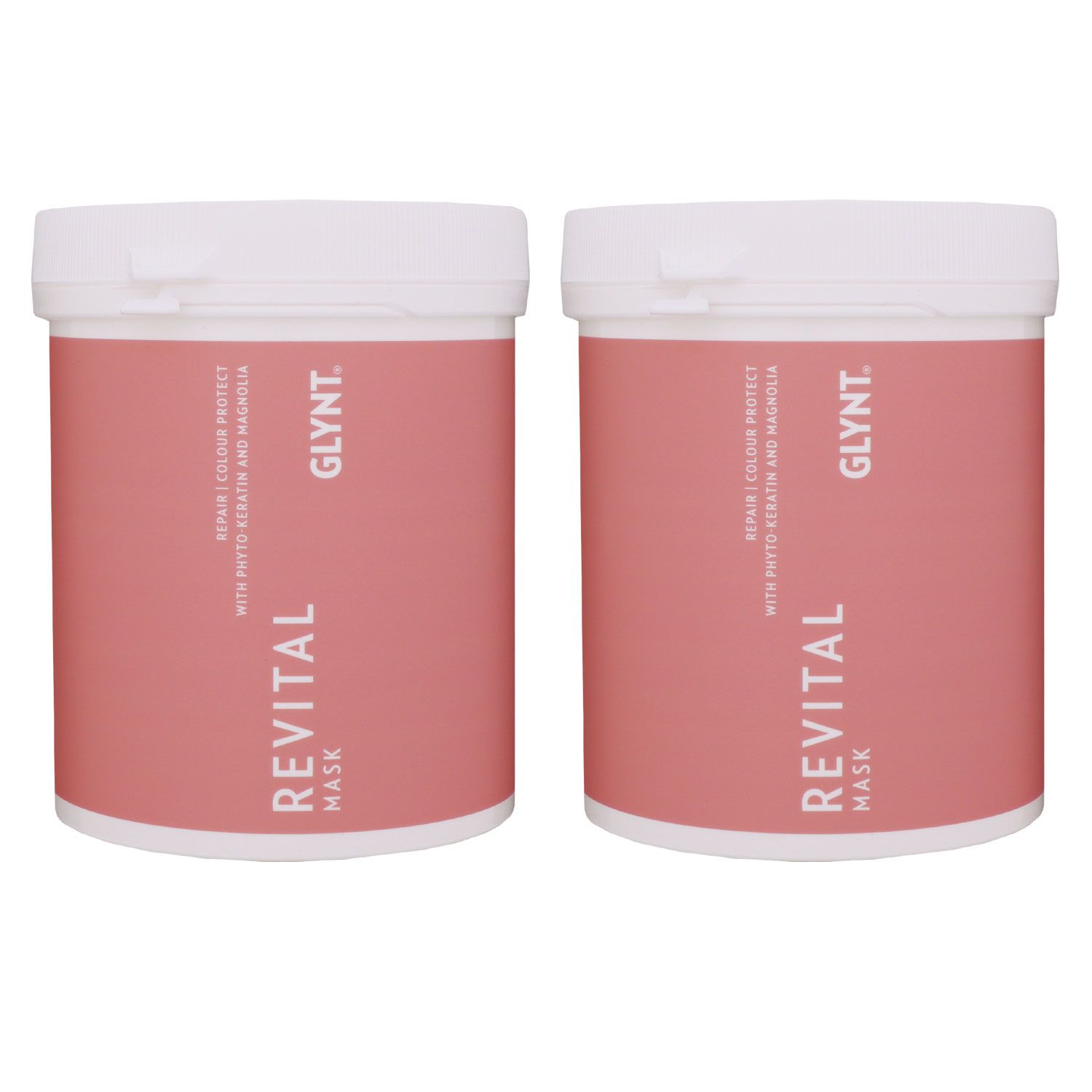 Glynt Revital Mask 2 x 1000 ml Haarpflegemaske f�r coloriertes Haar Set