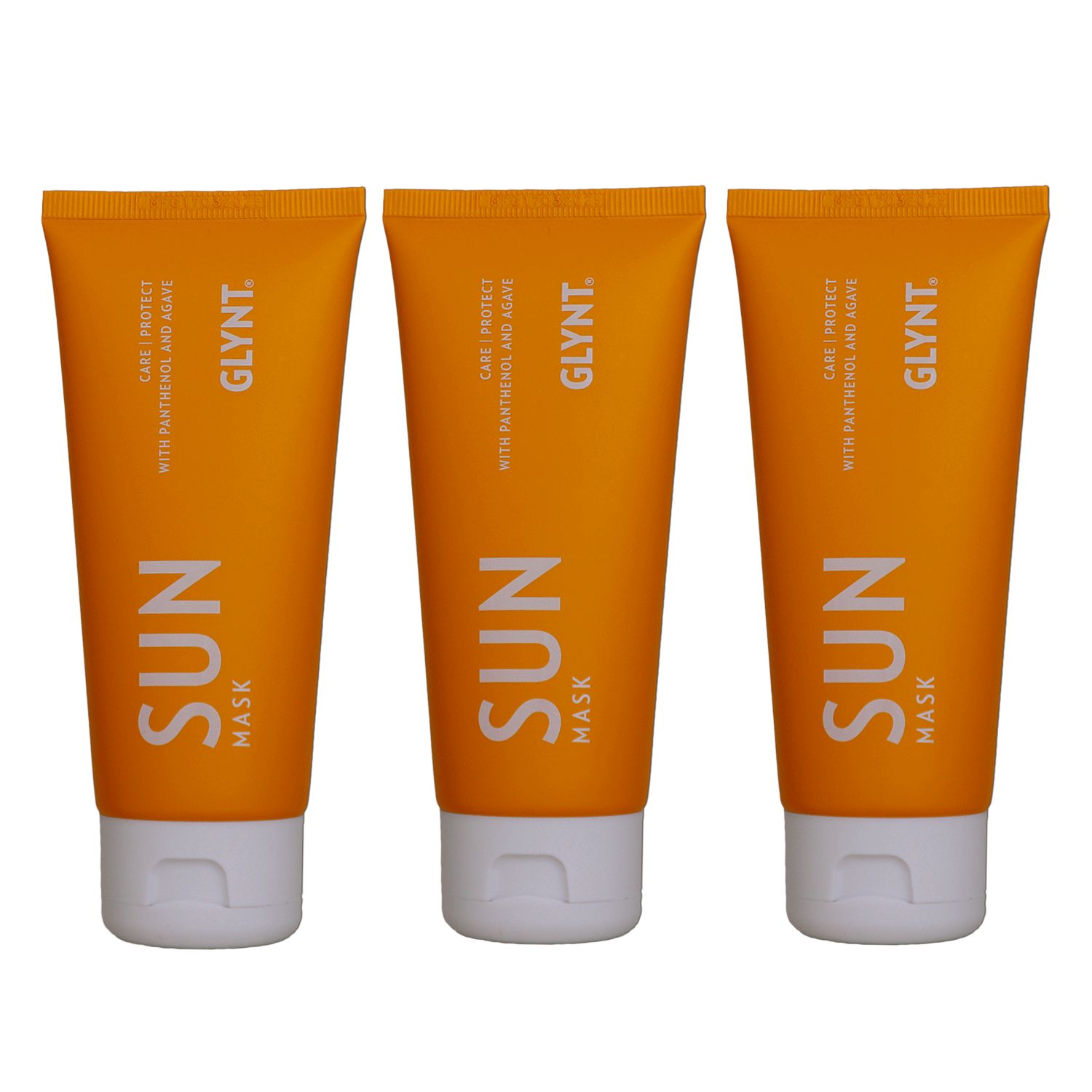 Glynt Sun Mask 3 x 100 ml f�r Sonnenstrapaziertes Haar Set